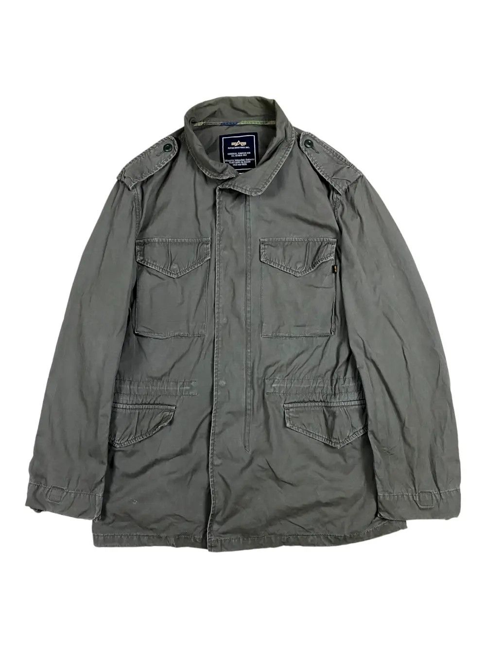 Alpha Industries × Vintage Vintage Alpha Industries Military Army Jacket Size US M / EU 48-50 / 2 - 1 Thumbnail