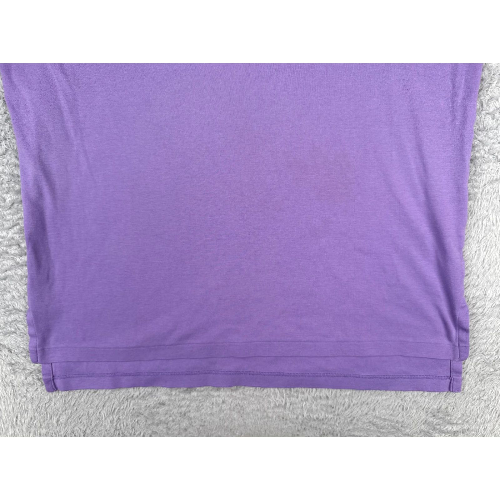 Ralph Lauren VINTAGE Ralph Lauren Shirt Mens Large Purple 100% Cotton Short Sleeve Polo Casual/Workwear 40 in Chest Men’s Size US L / EU 52-54 / 3 - 5 Thumbnail