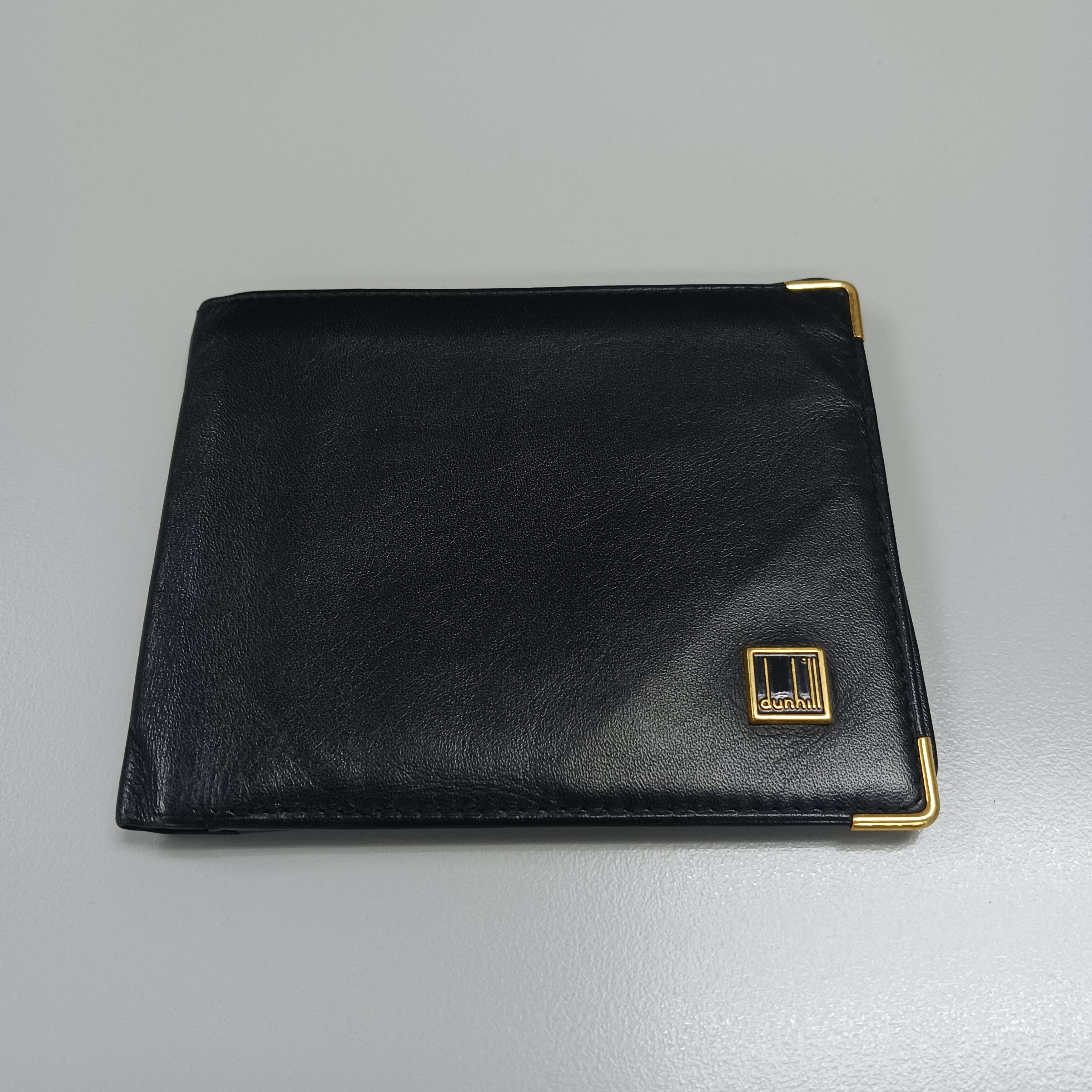 Alfred Dunhill Vintage DUNHILL Two Folded Logo Leather Wallet Size ONE SIZE - 1 Thumbnail