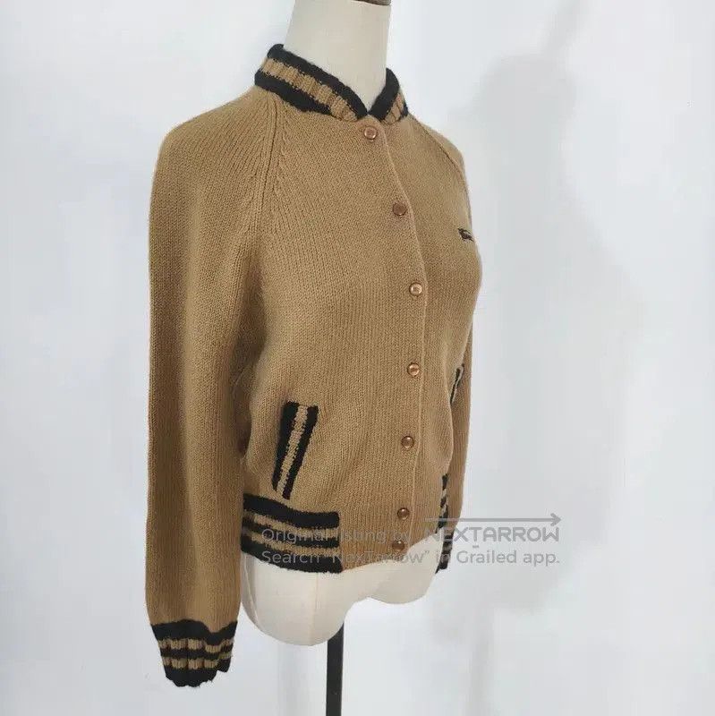 Burberry Burberry Khaki Wool Cardigan for Women. Size M / US 6-8 / IT 42-44 - 3 Thumbnail