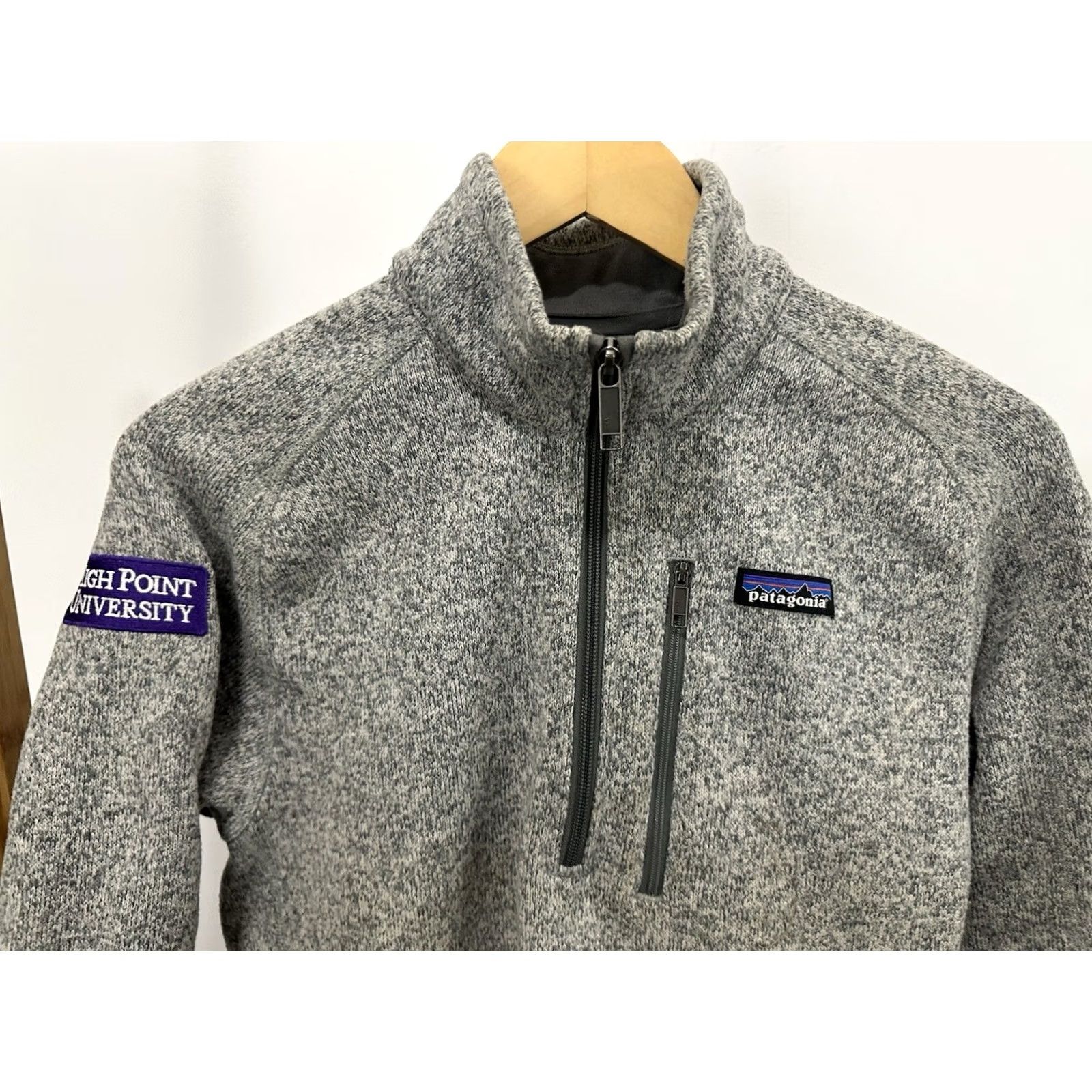 Patagonia Patagonia W’s Grey L Better Sweater Zip Fleece Pullover High Point University Shirt Womens Small Gray 90s? Size S / US 4 / IT 40 - 4 Thumbnail
