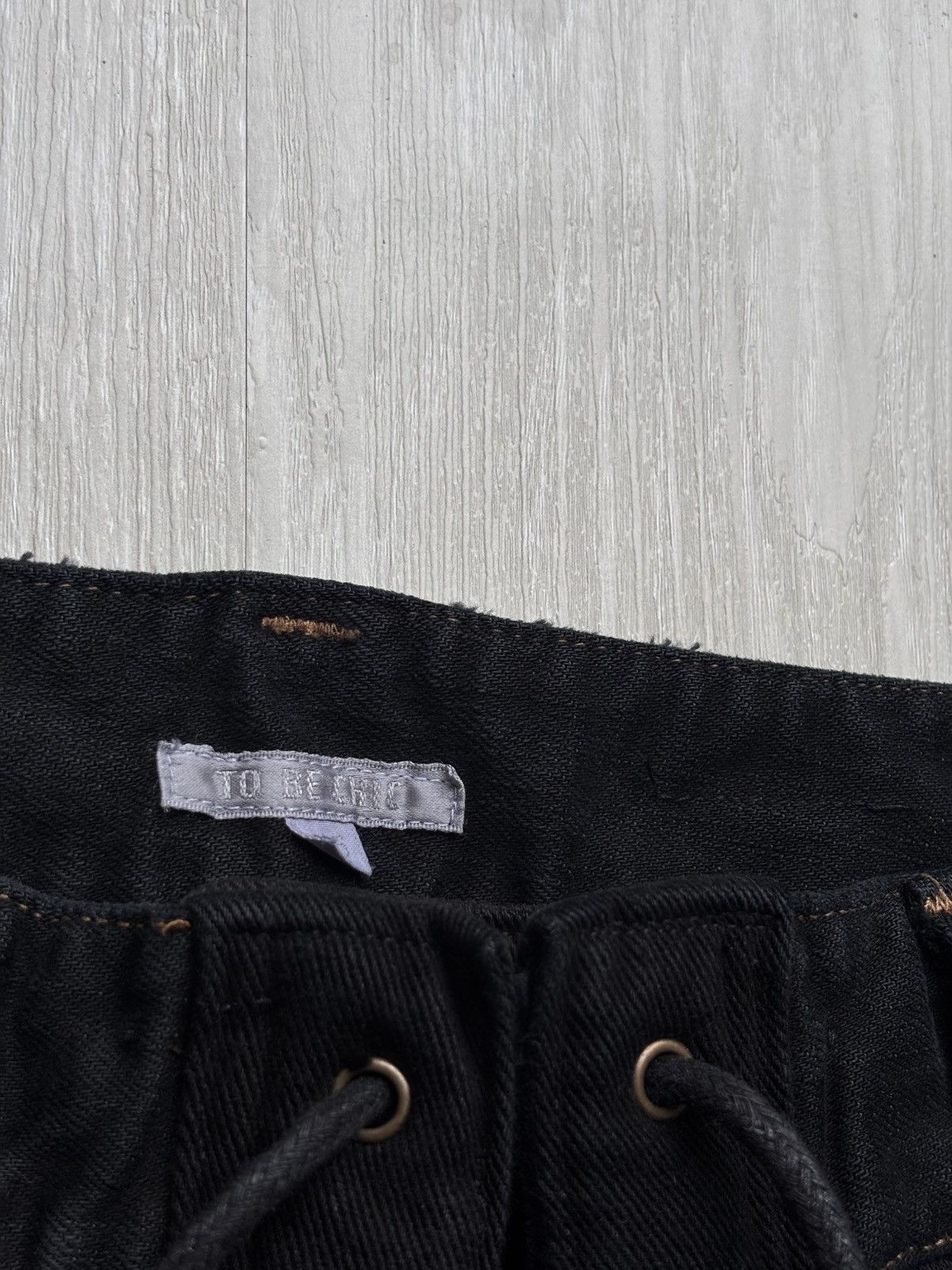 Japanese Brand TOBECHIC lace-up flare jeans Size US 26 / EU 42 - 3 Thumbnail