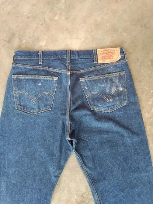 Levi's Vintage Levi's 501 Painter Distressed Straight Leg Jeans Size US 38 / EU 54 - 6 Thumbnail