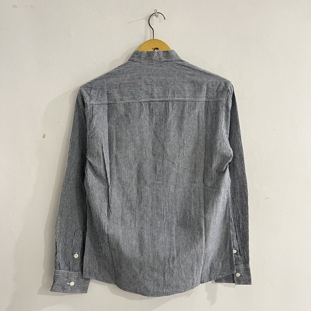 Japanese Brand Gray - Striped Longsleeve Shirt Size US M / EU 48-50 / 2 - 5 Thumbnail
