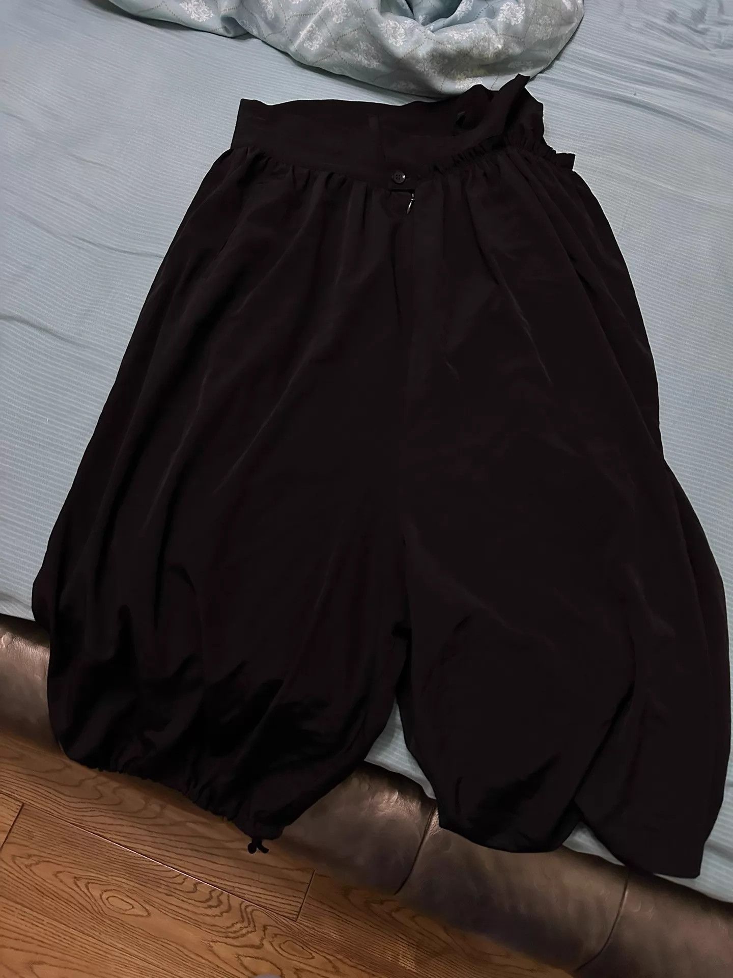 Y's Y's Yohji Yamamoto oversized relaxed black unisex pants Size 26" / US 2 / IT 38 - 1 Thumbnail