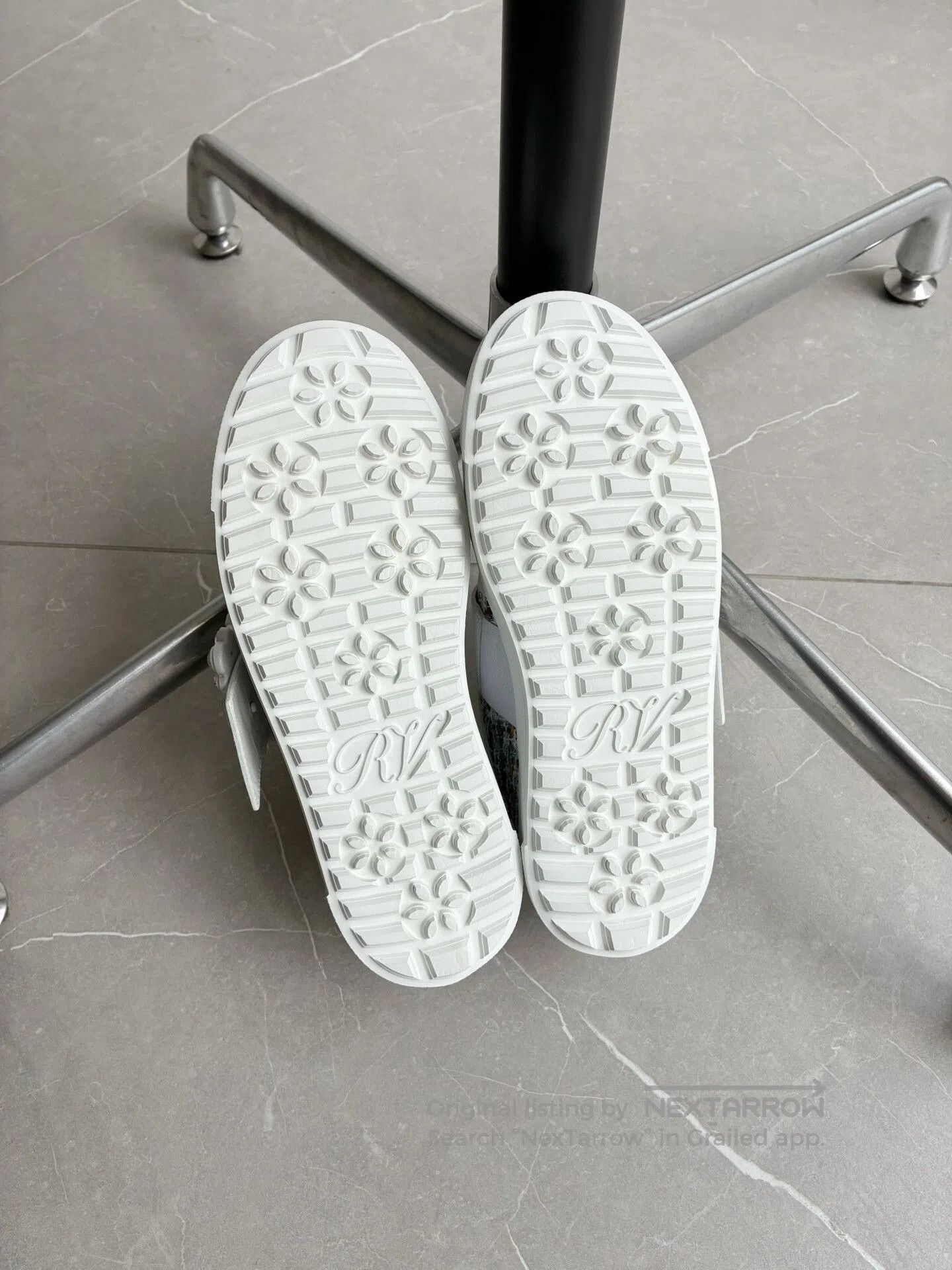 Roger Vivier RV Crystal Buckle Sneakers.
