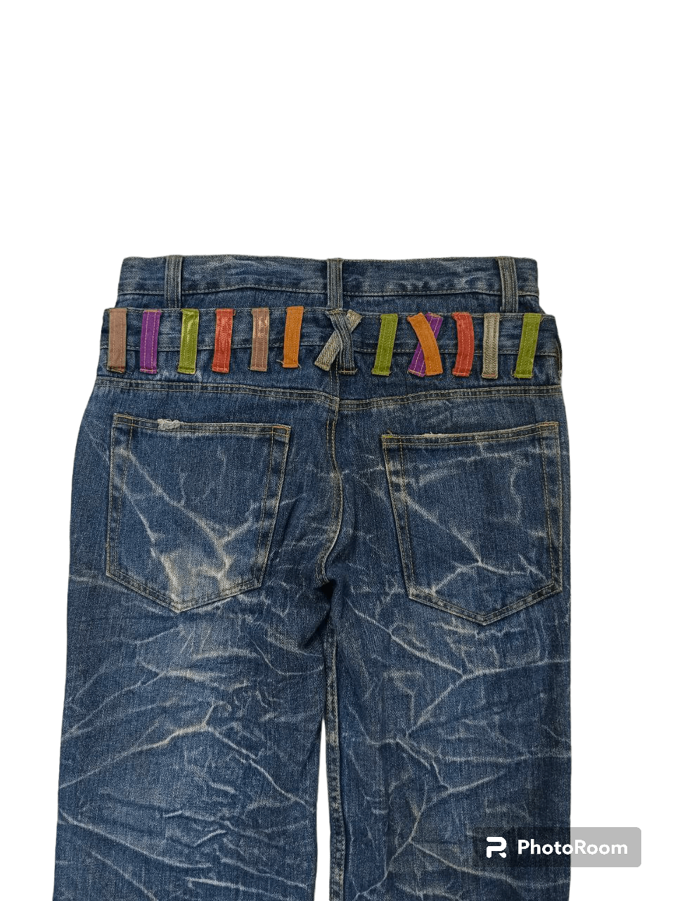 Japanese Brand SICK DOUBLE WAIST NYLAUS Size US 32 / EU 48 - 4 Thumbnail