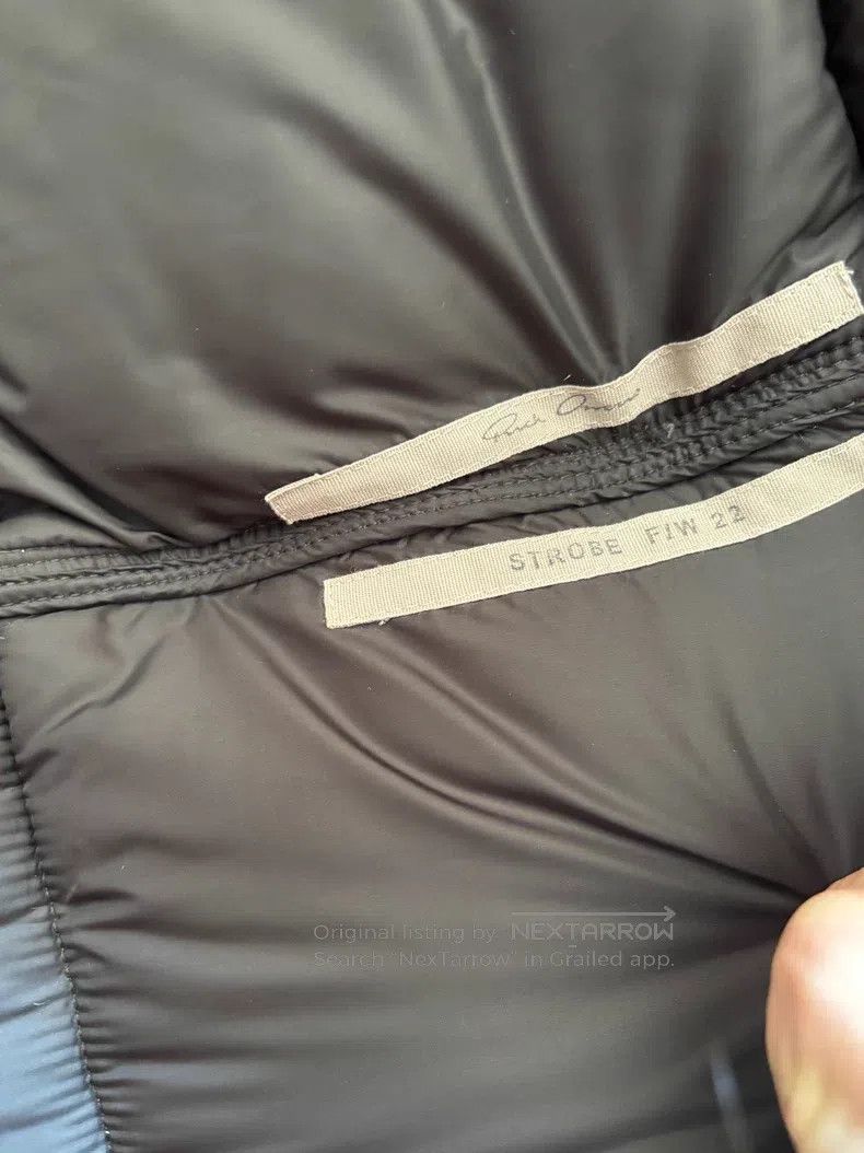 Rick Owens RICK OWENS Dark Leather Tasseled Down Jacket Size US M / EU 48-50 / 2 - 5 Thumbnail