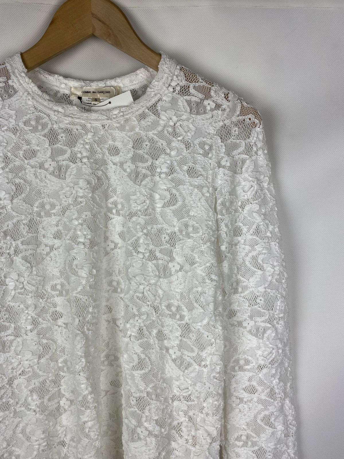 Comme des Garcons BNWT! Junya Watanabe Comme Des Garçons lace tunic blouse Size S / US 4 / IT 40 - 5 Thumbnail