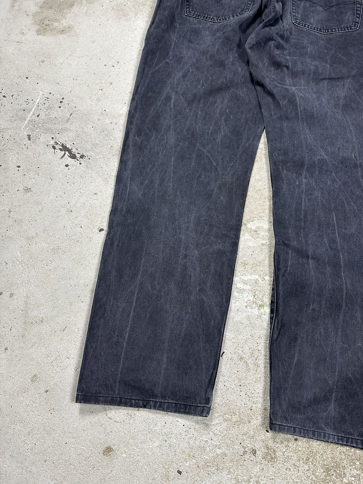 Diesel × Vintage ‼️ Vintage 90s Diesel Washed Black Grey Denim Pants Size US 38 / EU 54 - 12 Thumbnail