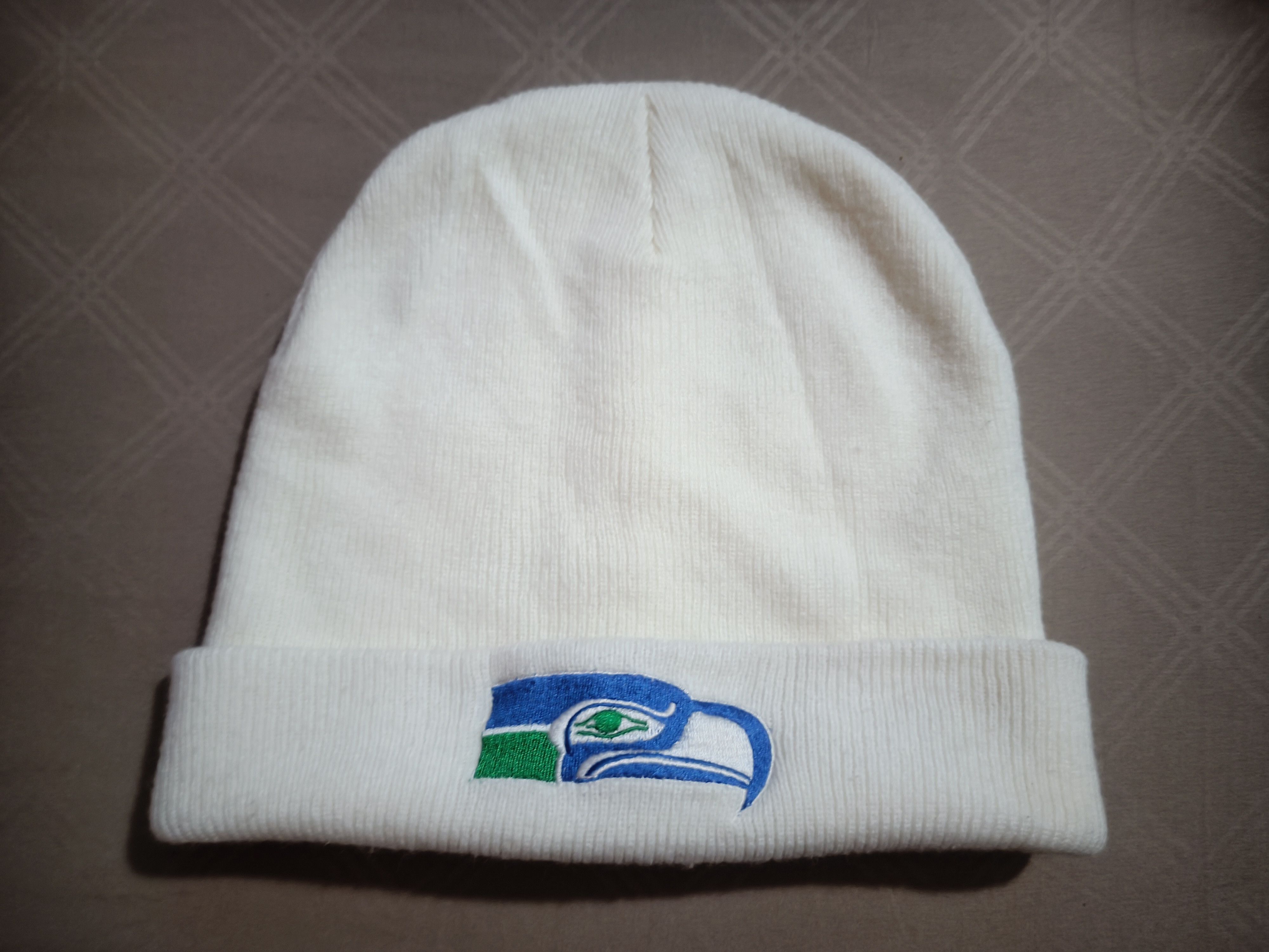 NFL × Vintage Seattle Seahawks Beanie Hat Size ONE SIZE - 1 Thumbnail