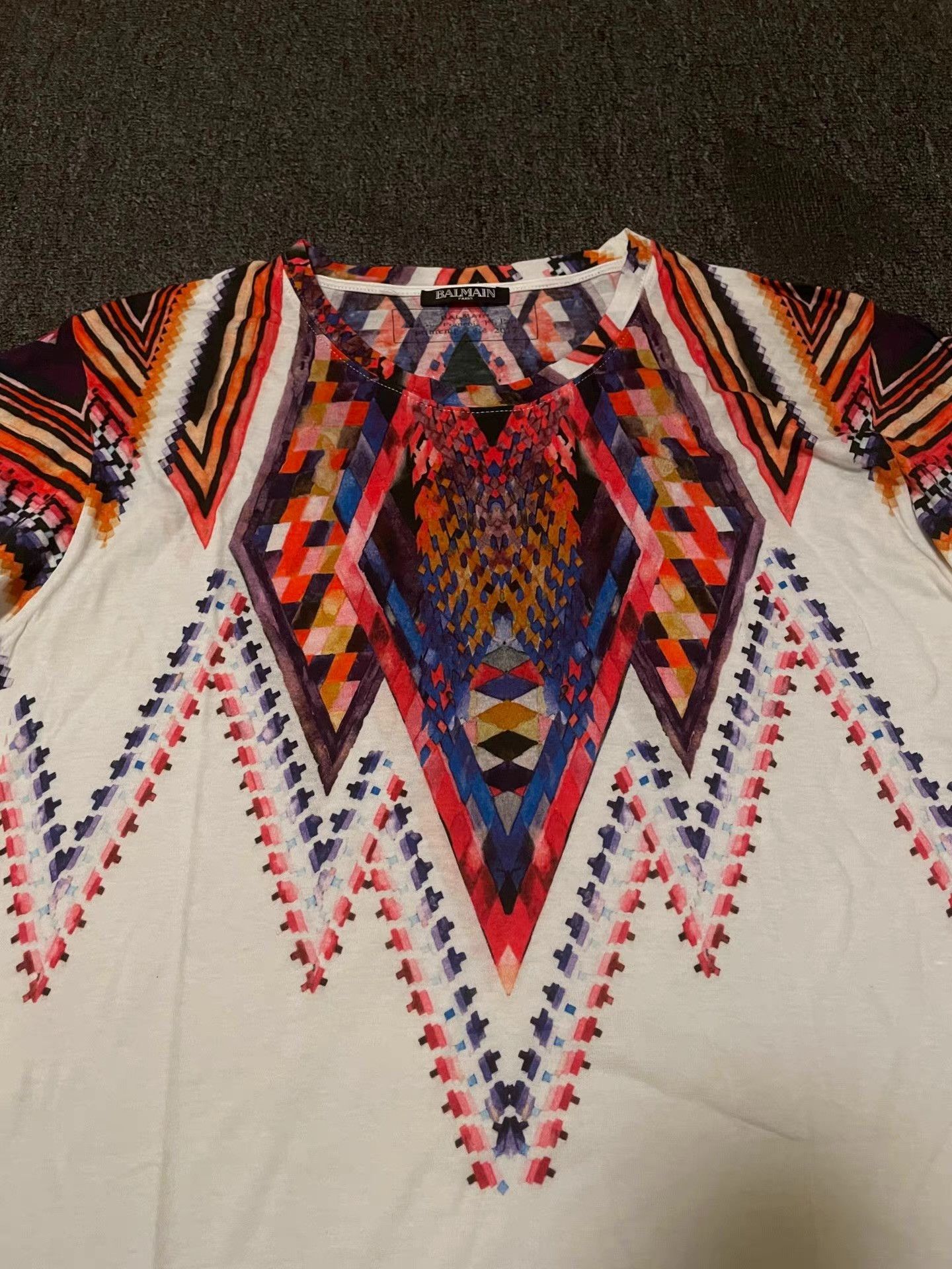 Balmain Balmain short-sleeve T-shirt. Q4 Size US M / EU 48-50 / 2 - 2 Thumbnail