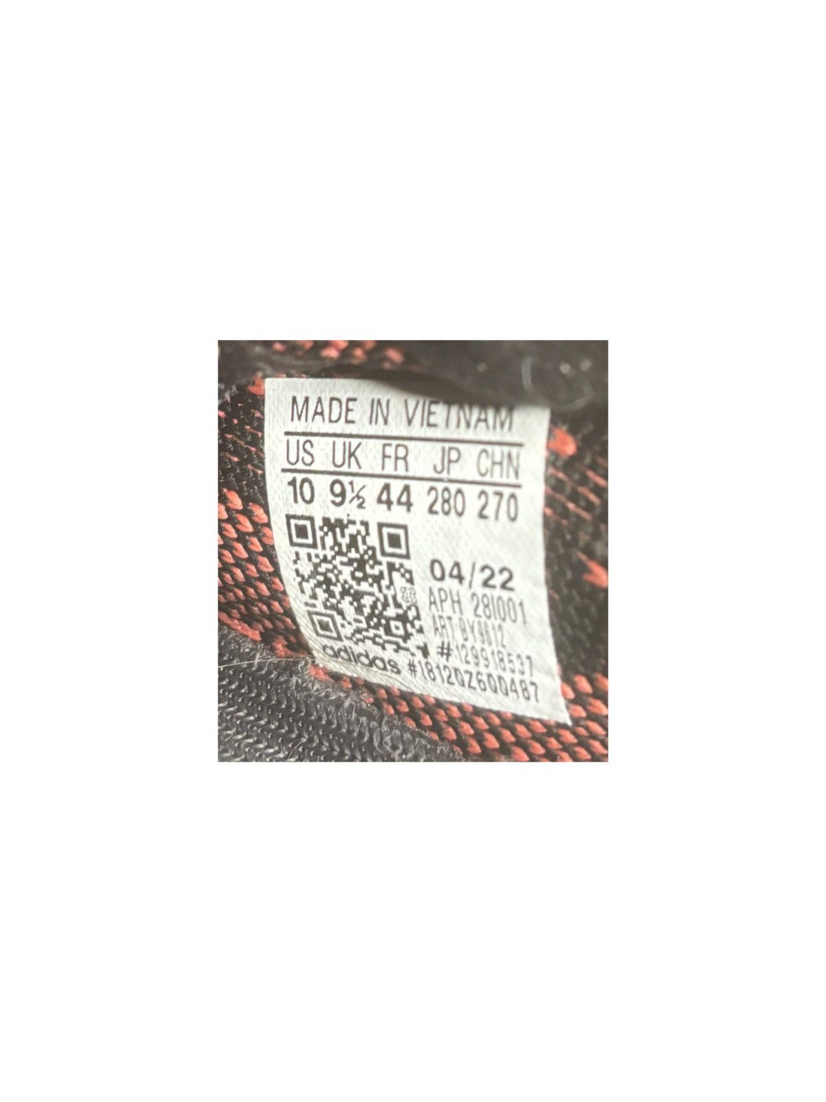 Yeezy adidas Yeezy Boost 350 V2 'Core Black Red' Size US 10 / EU 43 - 6 Thumbnail