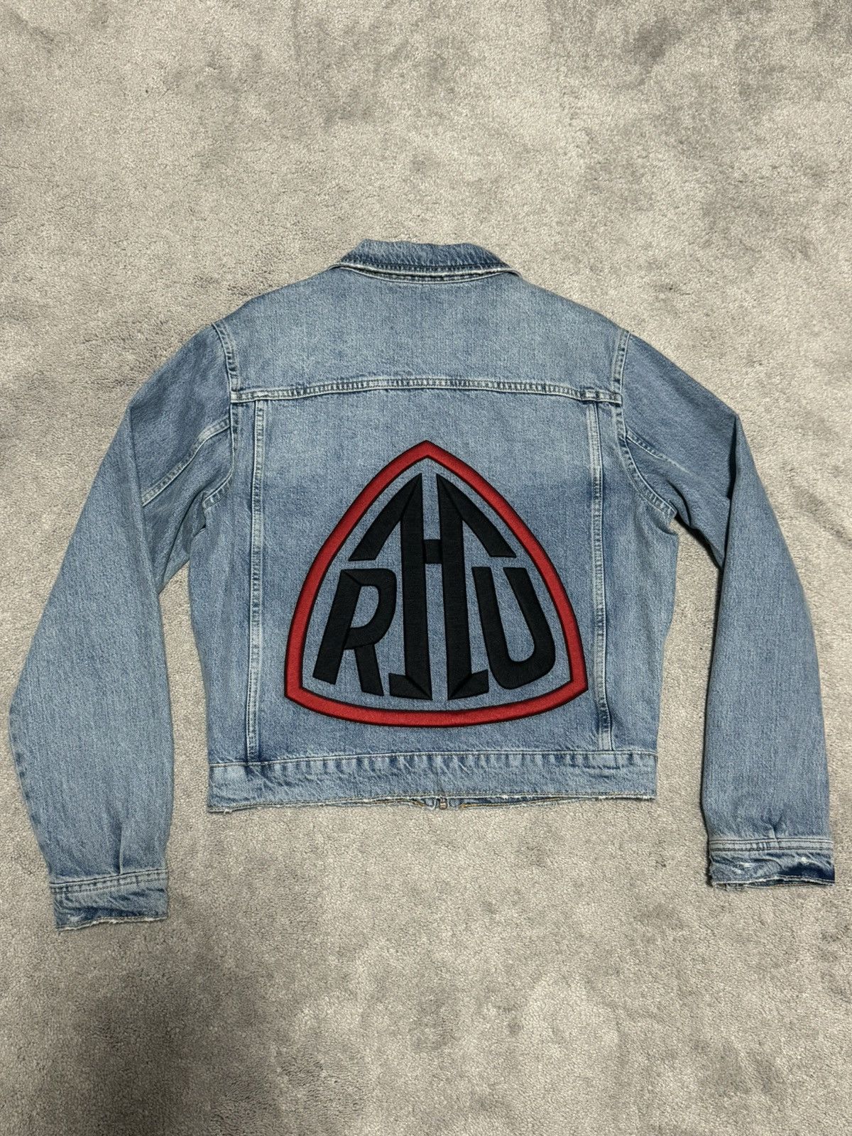 Rhude × Zara Rhude x ZARA Denim Jacket Size US L / EU 52-54 / 3 - 1 Thumbnail