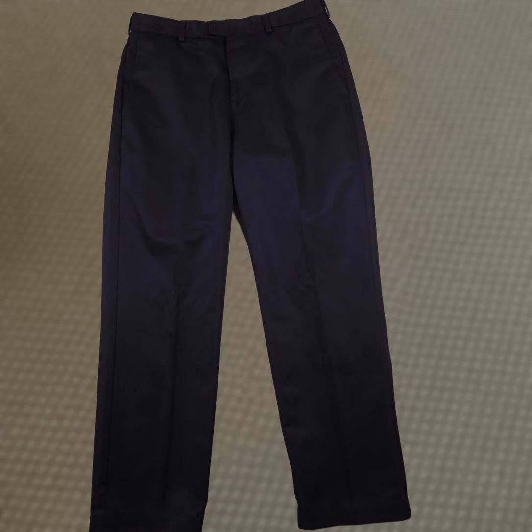 Dockers Dockers Premium Dress Pants Mens 34x31.5 Blue Flat Front Straight Leg Business Size US 34 / EU 50 - 1 Thumbnail