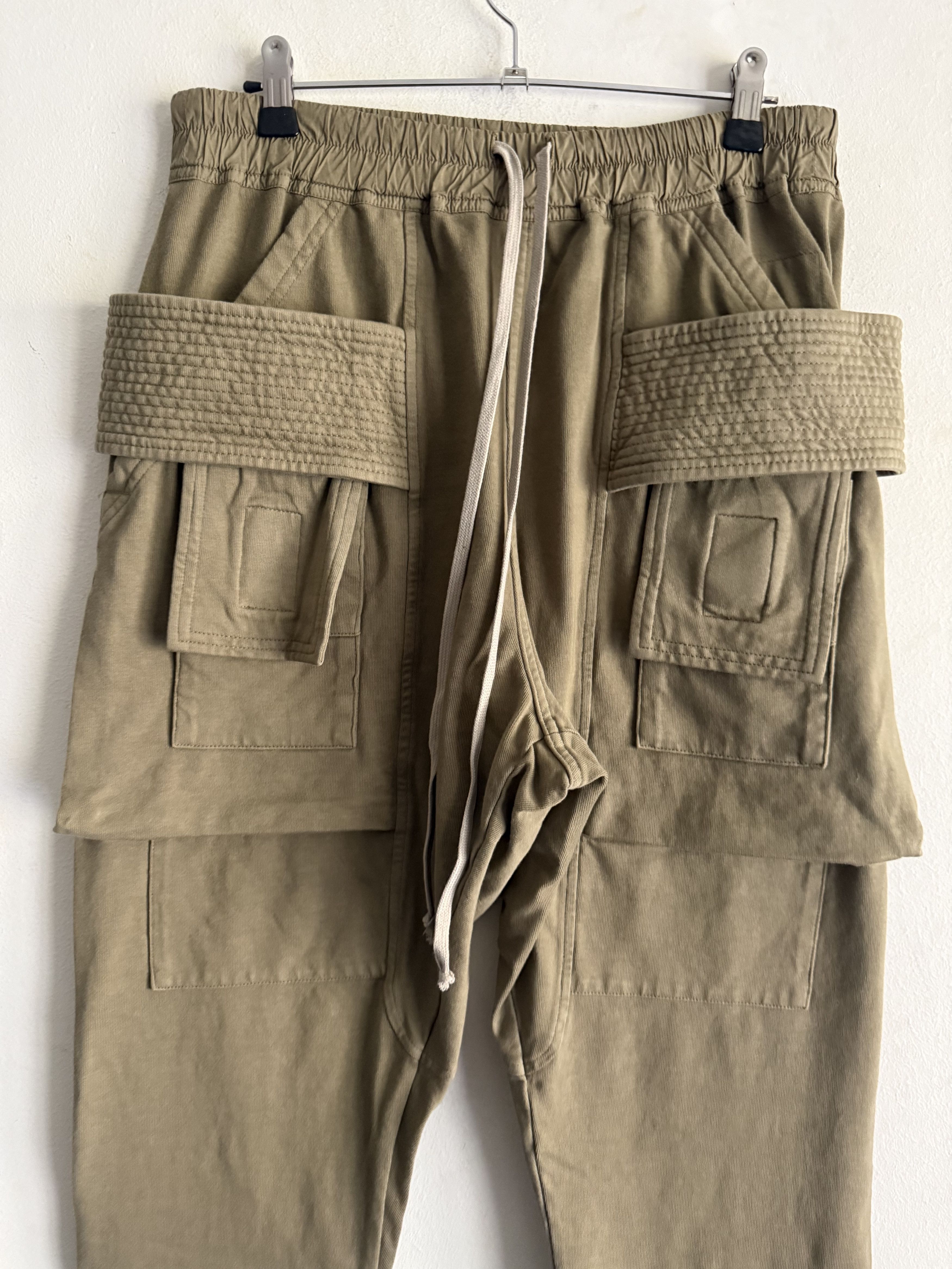 Rick Owens Drkshdw Cargo Creatch Pants With Drawstring Size US 30 / EU 46 - 4 Thumbnail