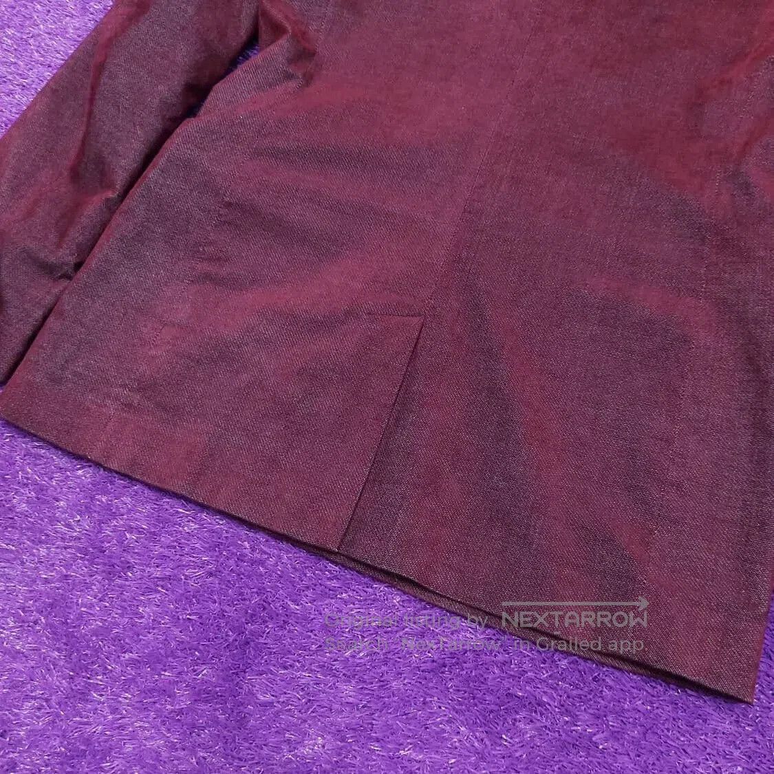 Ann Demeulemeester Ann Demeulemeester Bordeaux Coat. Size US M / EU 48-50 / 2 - 7 Thumbnail