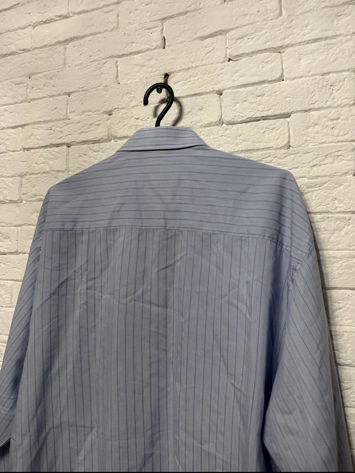 Christian Dior Monsieur Vintage Christian Dior Monsieur Paris Striped Shirt Size US XL / EU 56 / 4 - 7 Thumbnail