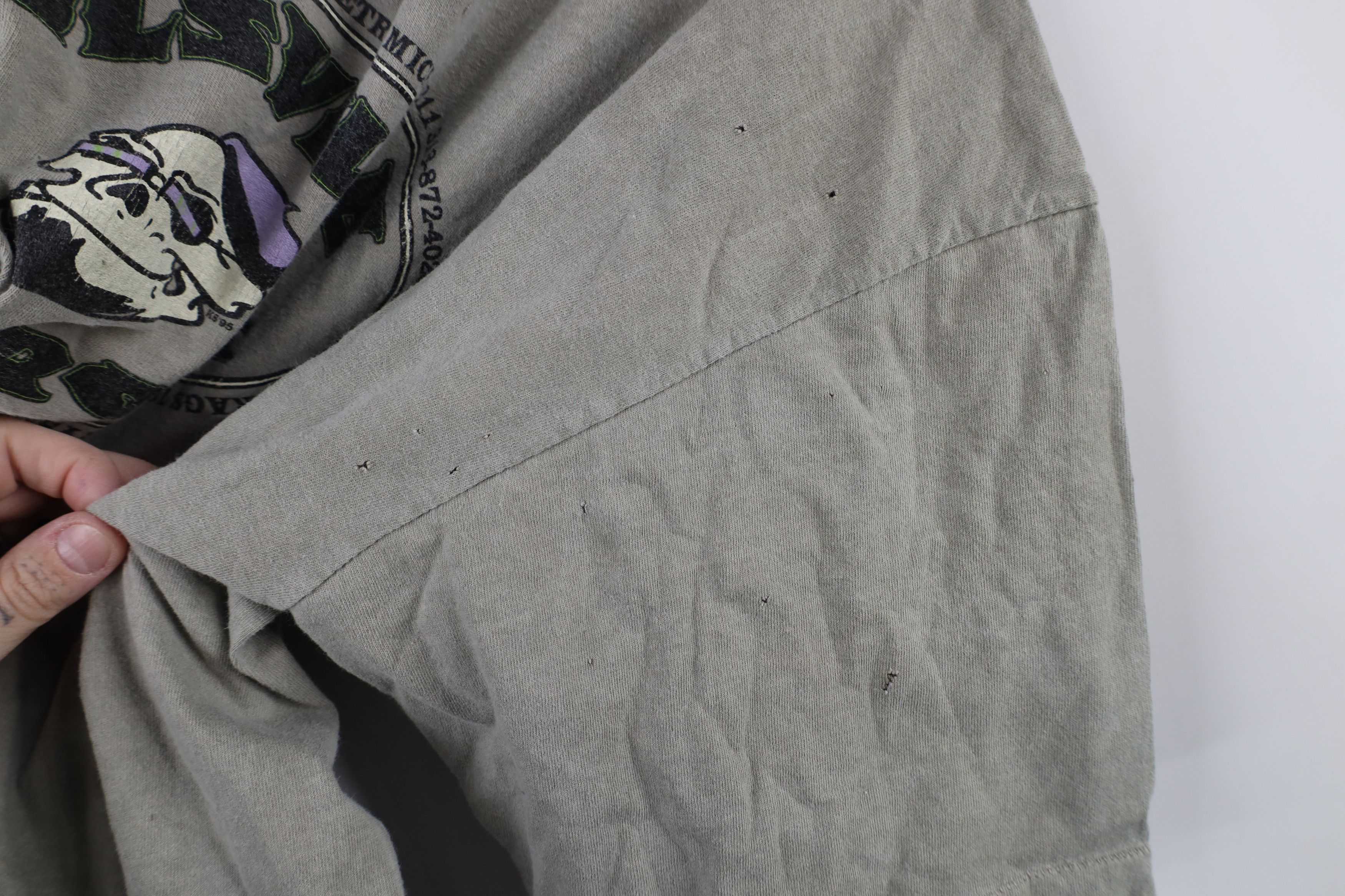 Vintage Vintage 90s Streetwear Detroit Ghetto Rags T-Shirt USA Size US XL / EU 56 / 4 - 7 Thumbnail