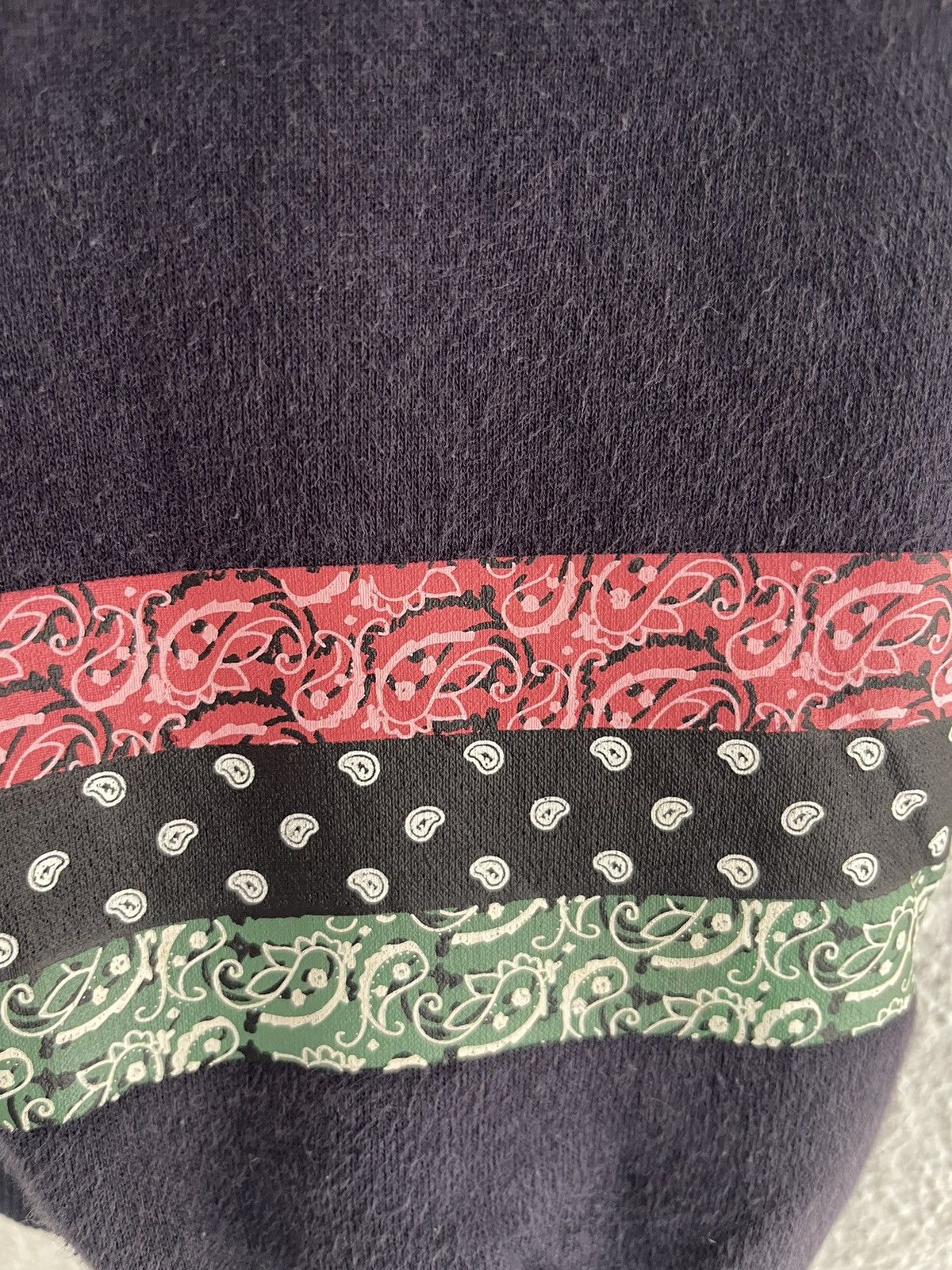 Fragment Design × Vanquish Fragment Vanquish Paisley Cuff Print Sweatshirt Size US XL / EU 56 / 4 - 3 Thumbnail