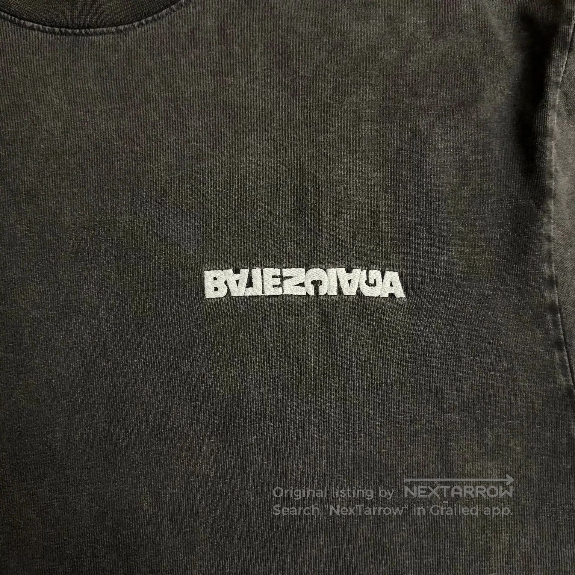 Balenciaga Balenciaga Reverse Embroidery Logo T. Size US XS / EU 42 / 0 - 3 Thumbnail