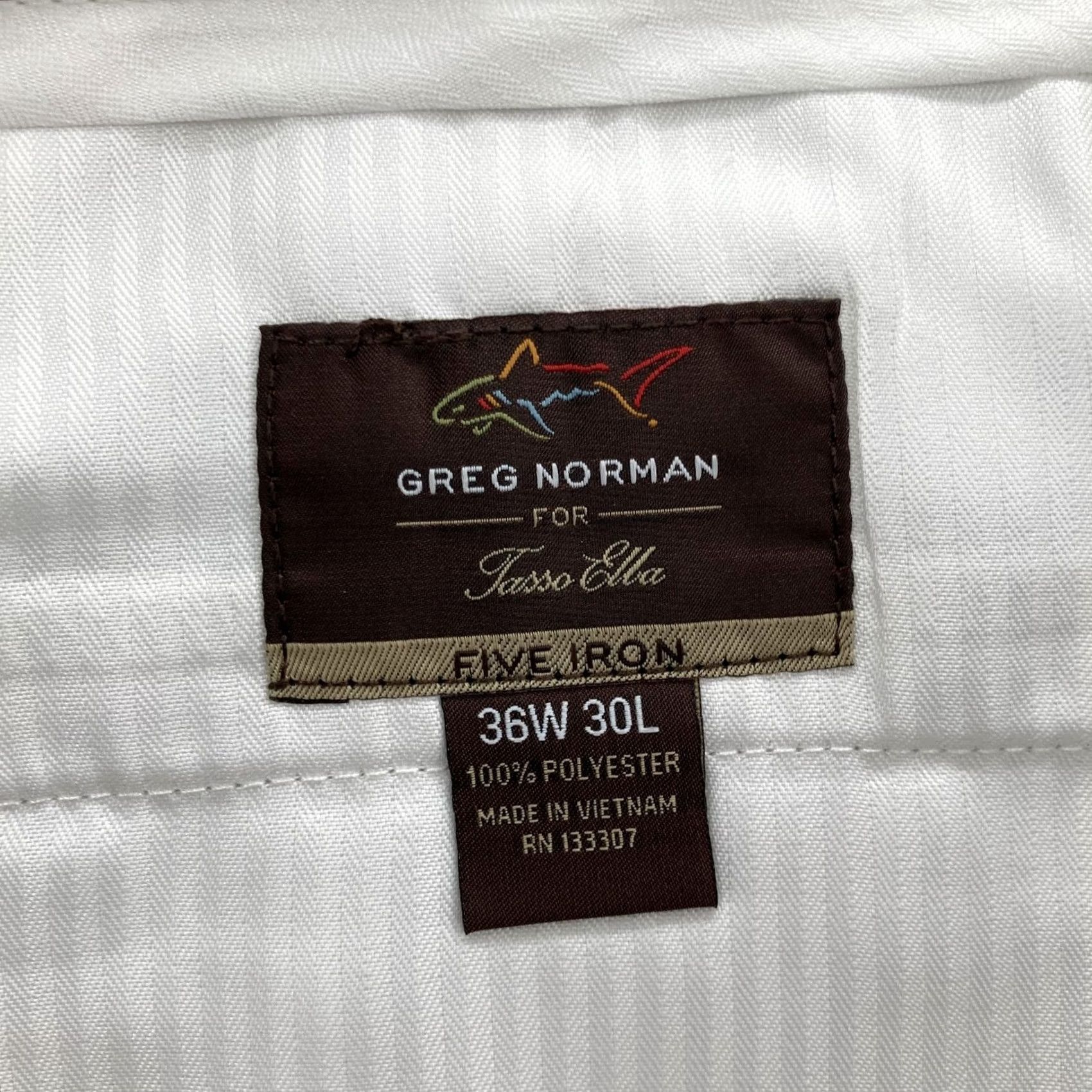 Tasso Elba Greg Norman Tasso Elba Pants Mens 36x30 Khaki Five Iron Performance Sorbtek Size US 36 / EU 52 - 6 Thumbnail