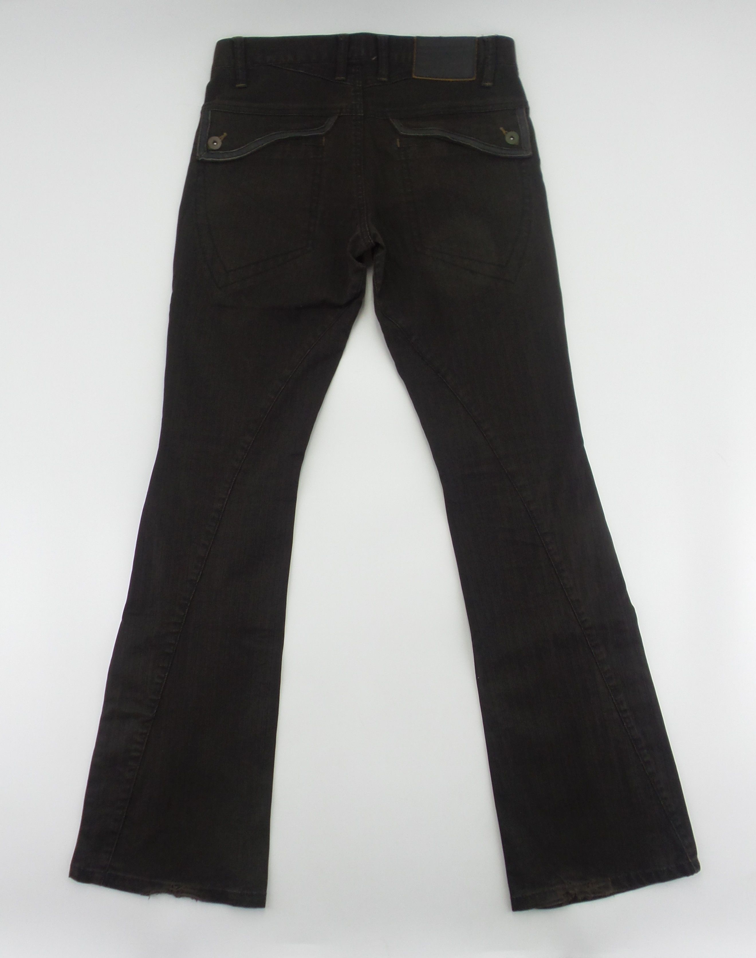 Japanese Brand Morgan Homme Bush Black Pants Size US 31 - 6 Thumbnail