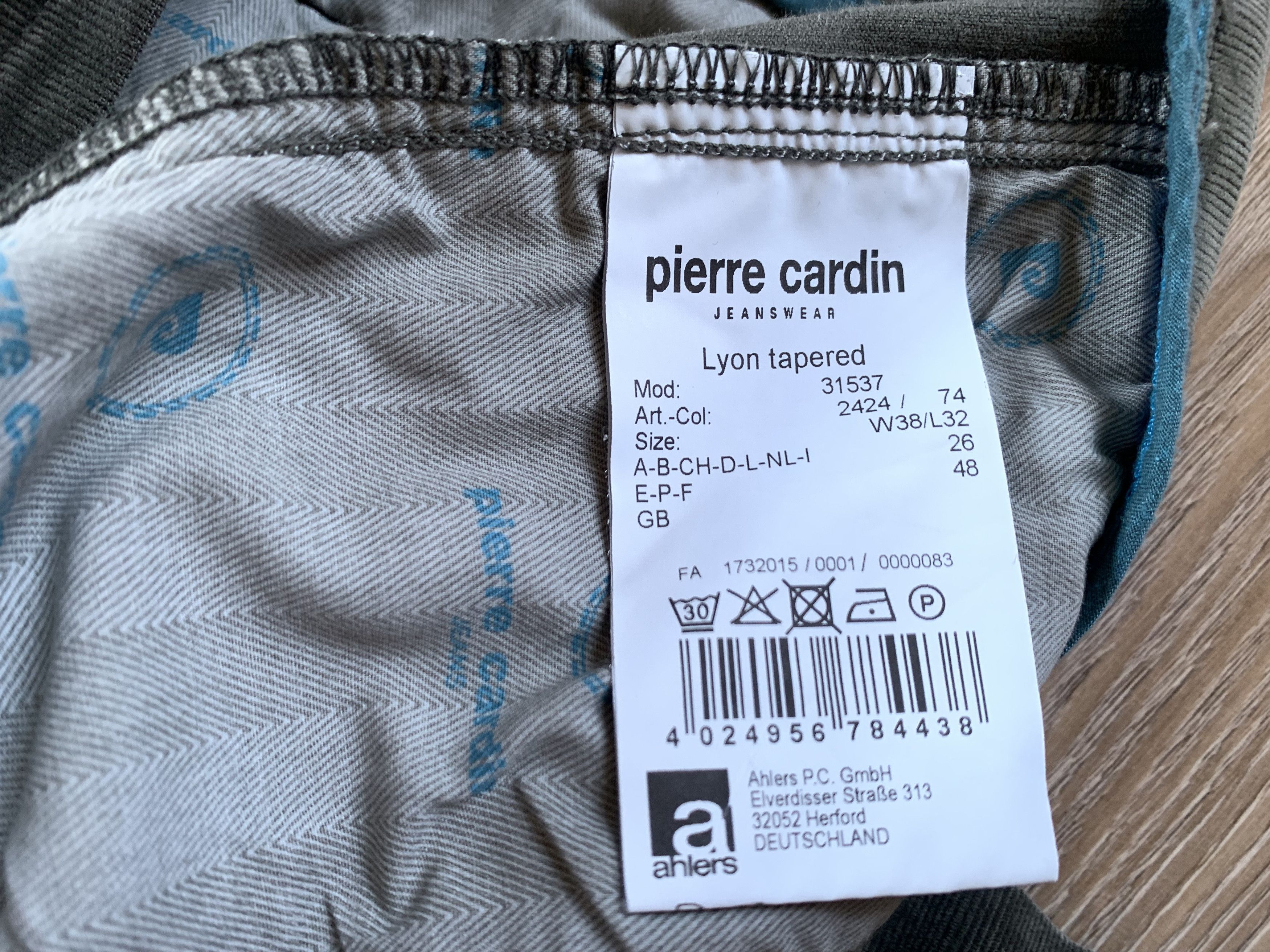 Pierre Cardin Pierre Cardin Lyon Tapered Corduroy Vevet Pants Size US 38 / EU 54 - 10 Thumbnail