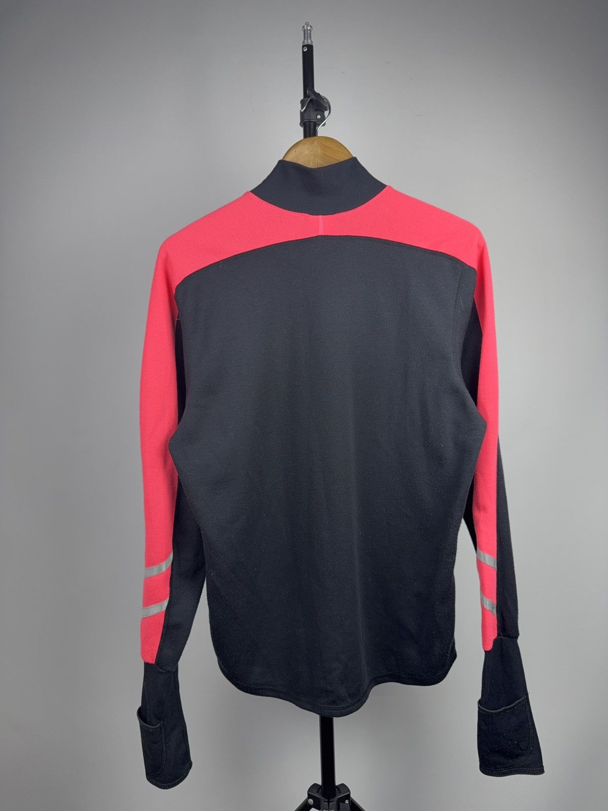Nike 90s Vintage Nike Track Quarter Zip Reflective Pullover Y2K Size L / US 10 / IT 46 - 11 Thumbnail