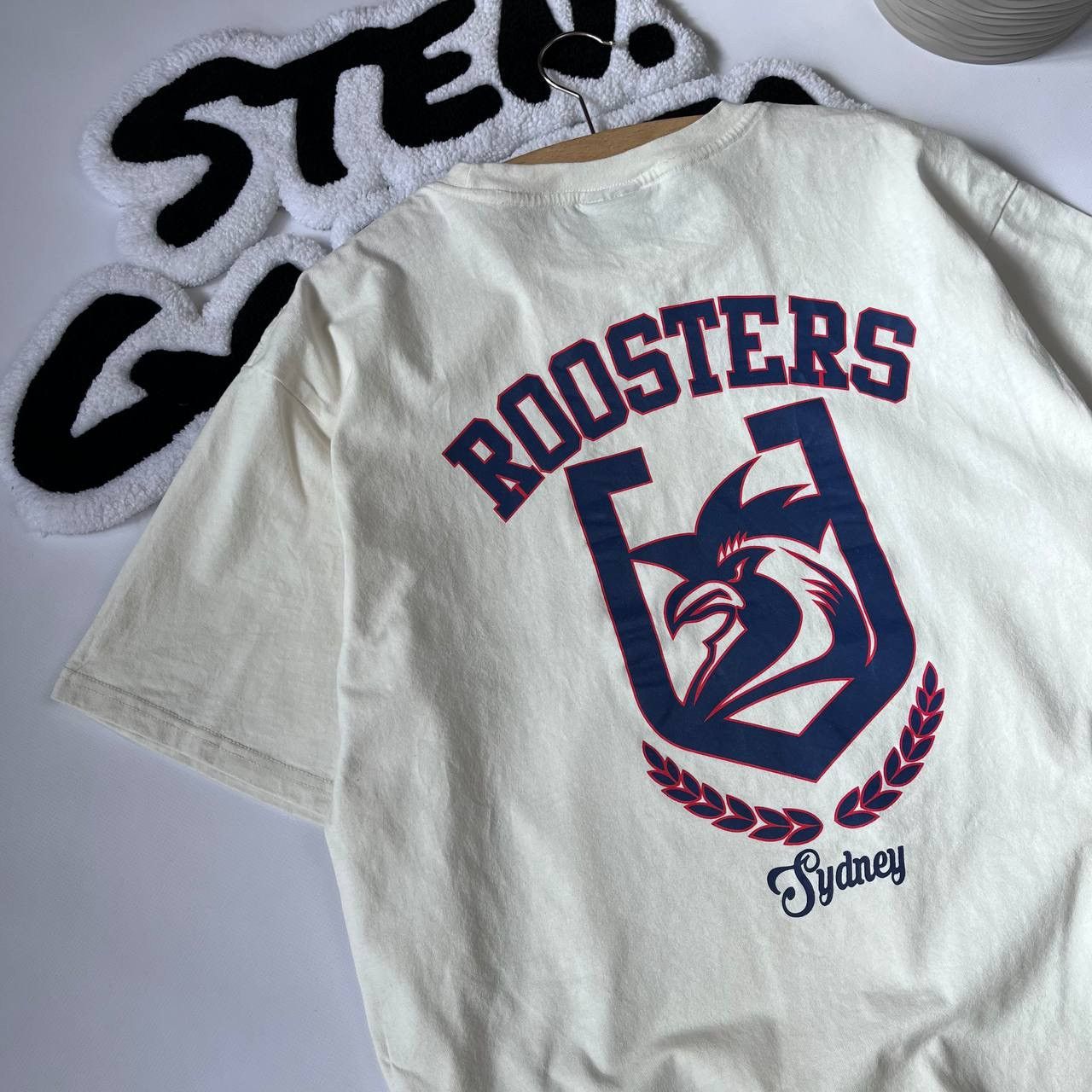 Vintage Sydney Roosters NRL Rugby T Shirt Size US L / EU 52-54 / 3 - 1 Thumbnail