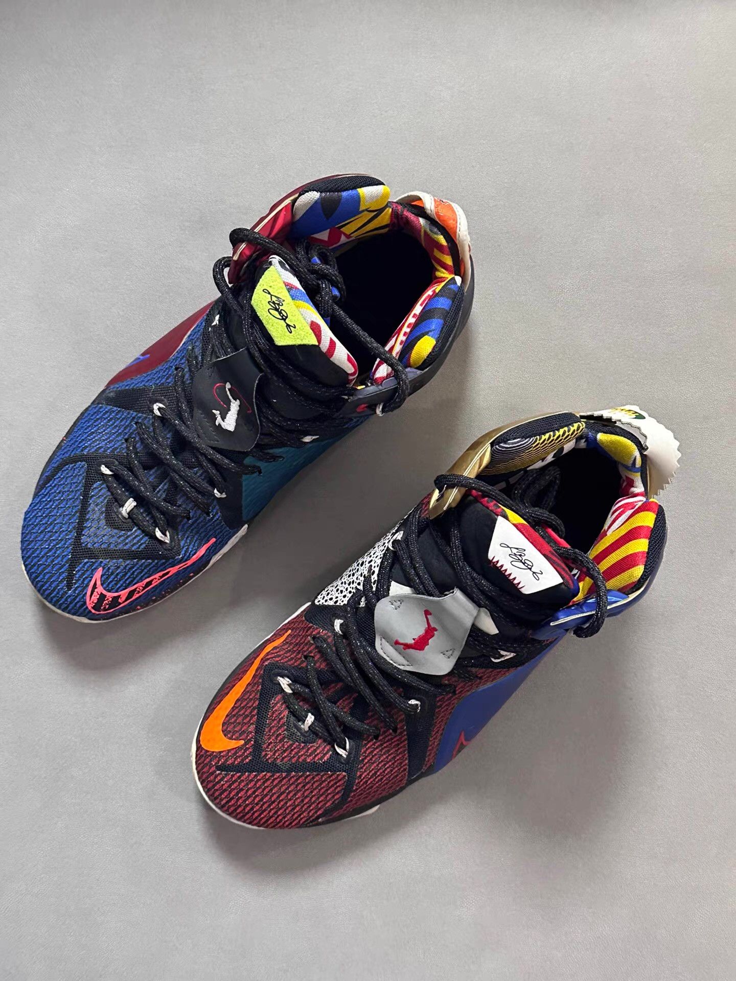 Nike Nike LeBron 12 What The Lebron Color-blocked desig Ｑ20 Size US 7.5 / EU 40-41 - 3 Thumbnail