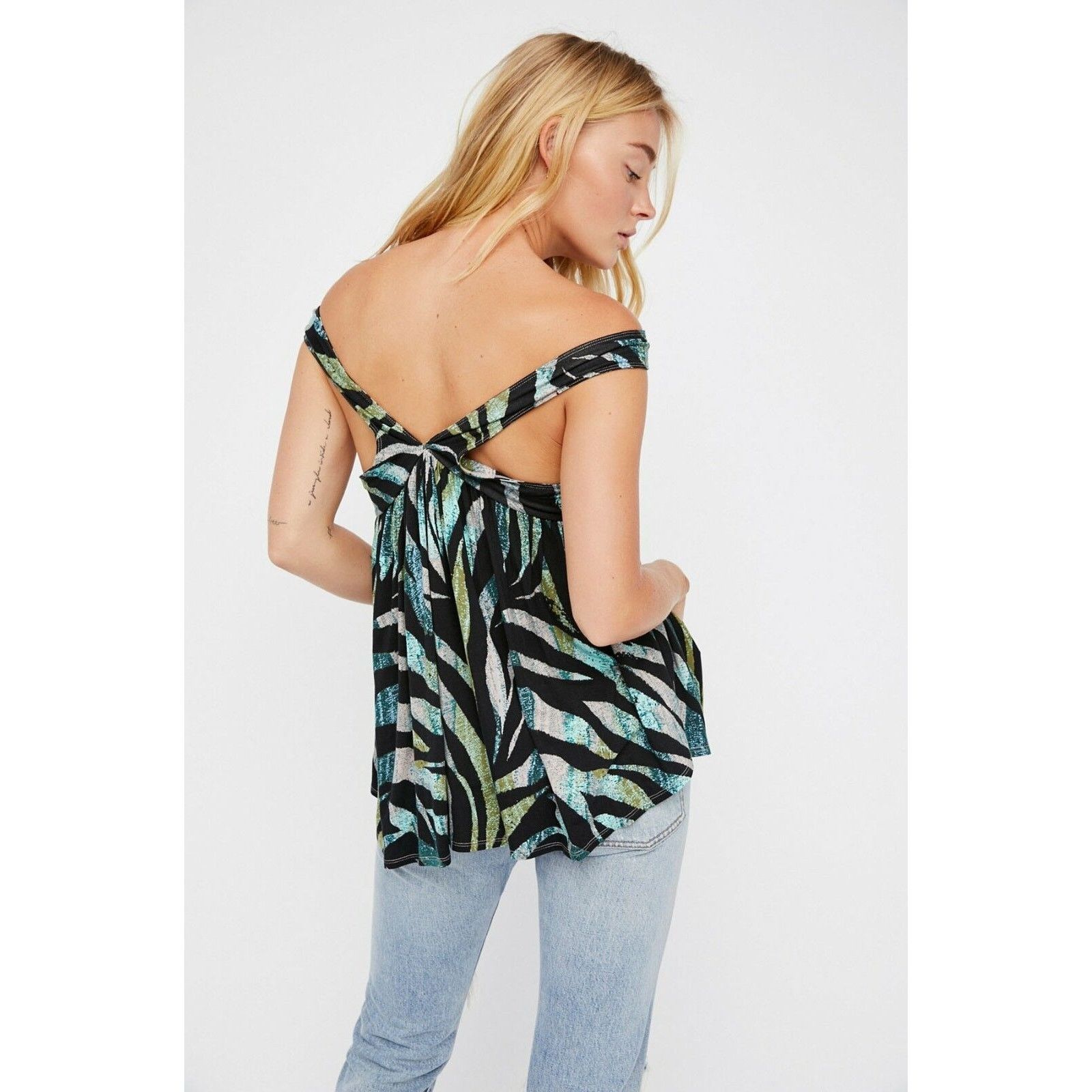 Free People New FREE PEOPLE We The Free Babydoll Milly Tank Top $68 XS Size XS / US 0-2 / IT 36-38 - 2 Thumbnail