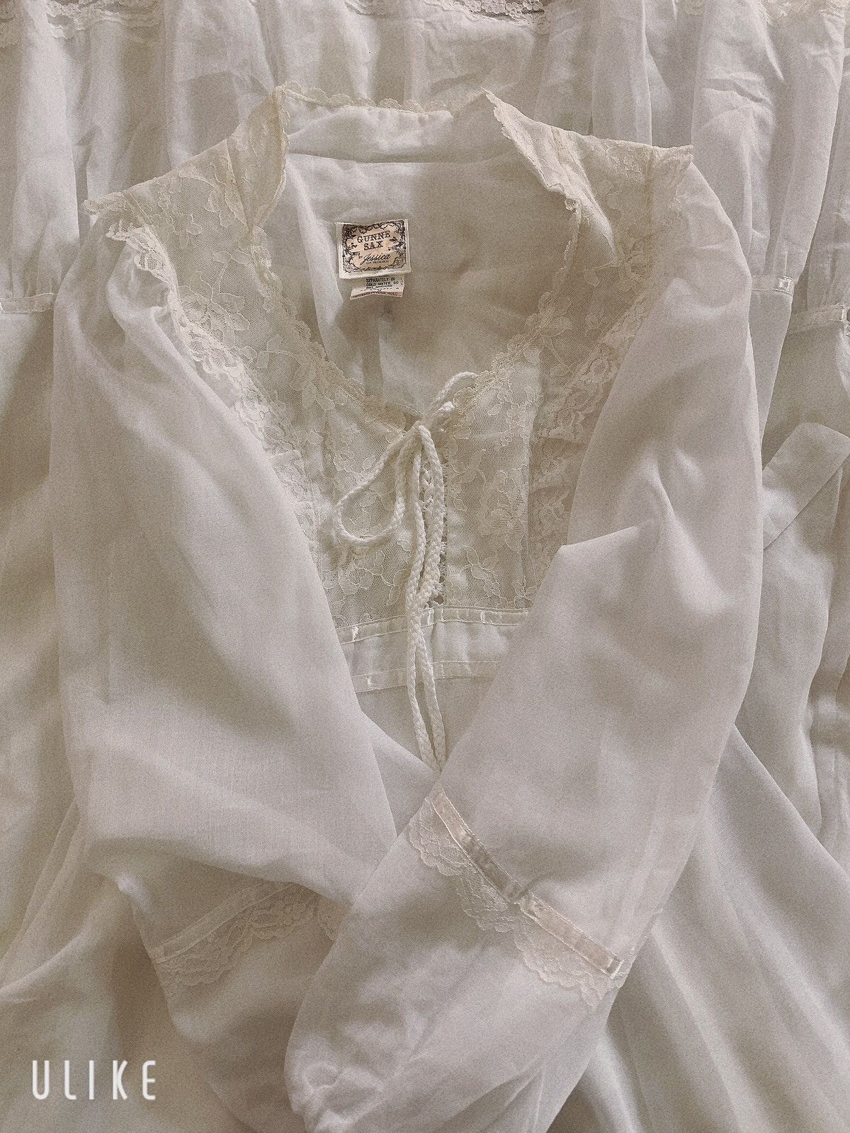Vintage Gunne sax vintage 70's prairie wedding dress Size XXS / US 00 / IT 34 - 7 Thumbnail