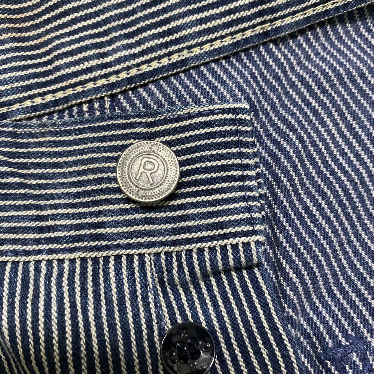 45rpm 45rpm Blue Cafe Pinstripe Work Pants Size US 29 - 20 Thumbnail