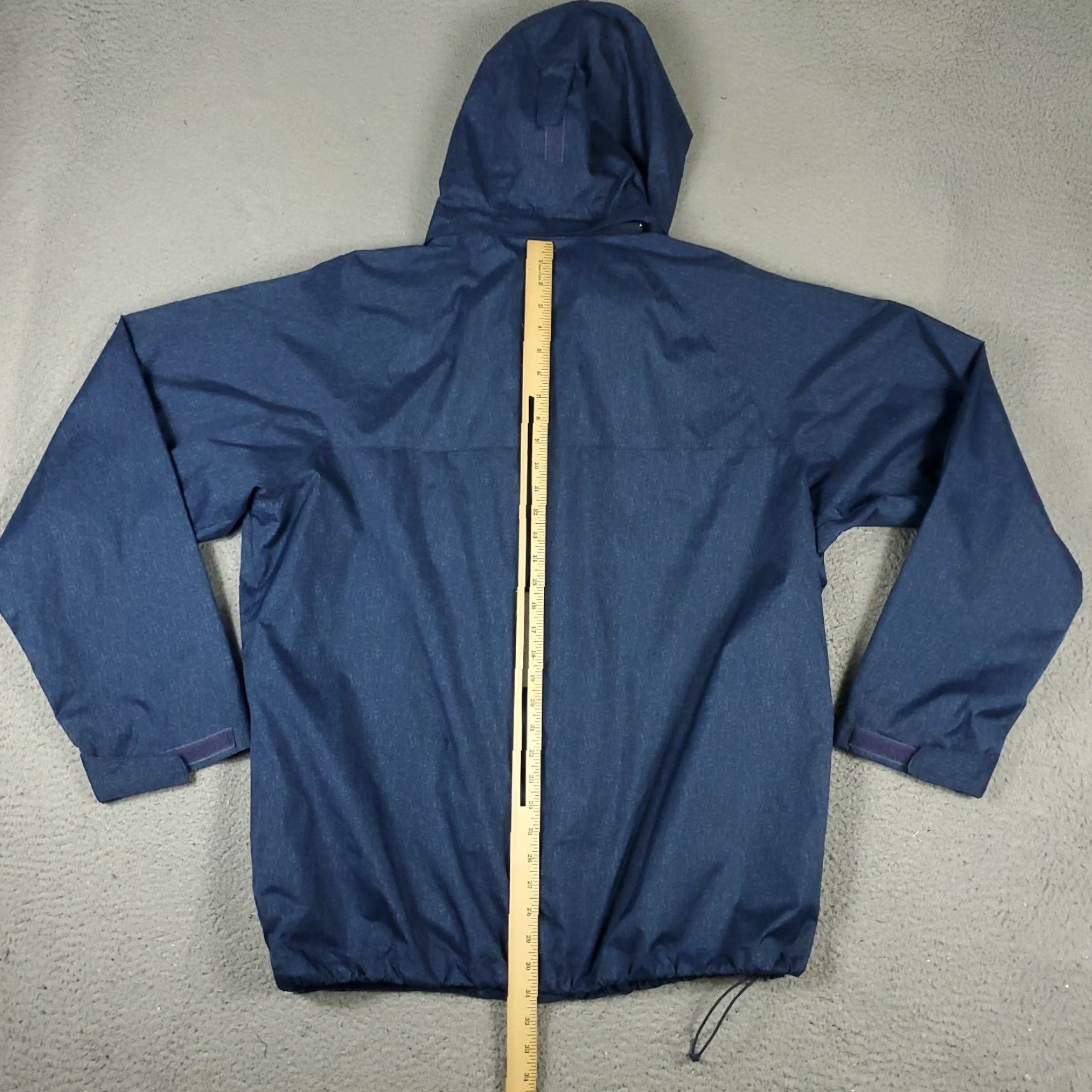 Vintage Columbia Jacket Mens XL Blue Full Zip Windbreaker Hooded Pockets Regular Fit Outdoor Activewear (Short) Men Size US XL / EU 56 / 4 - 4 Thumbnail