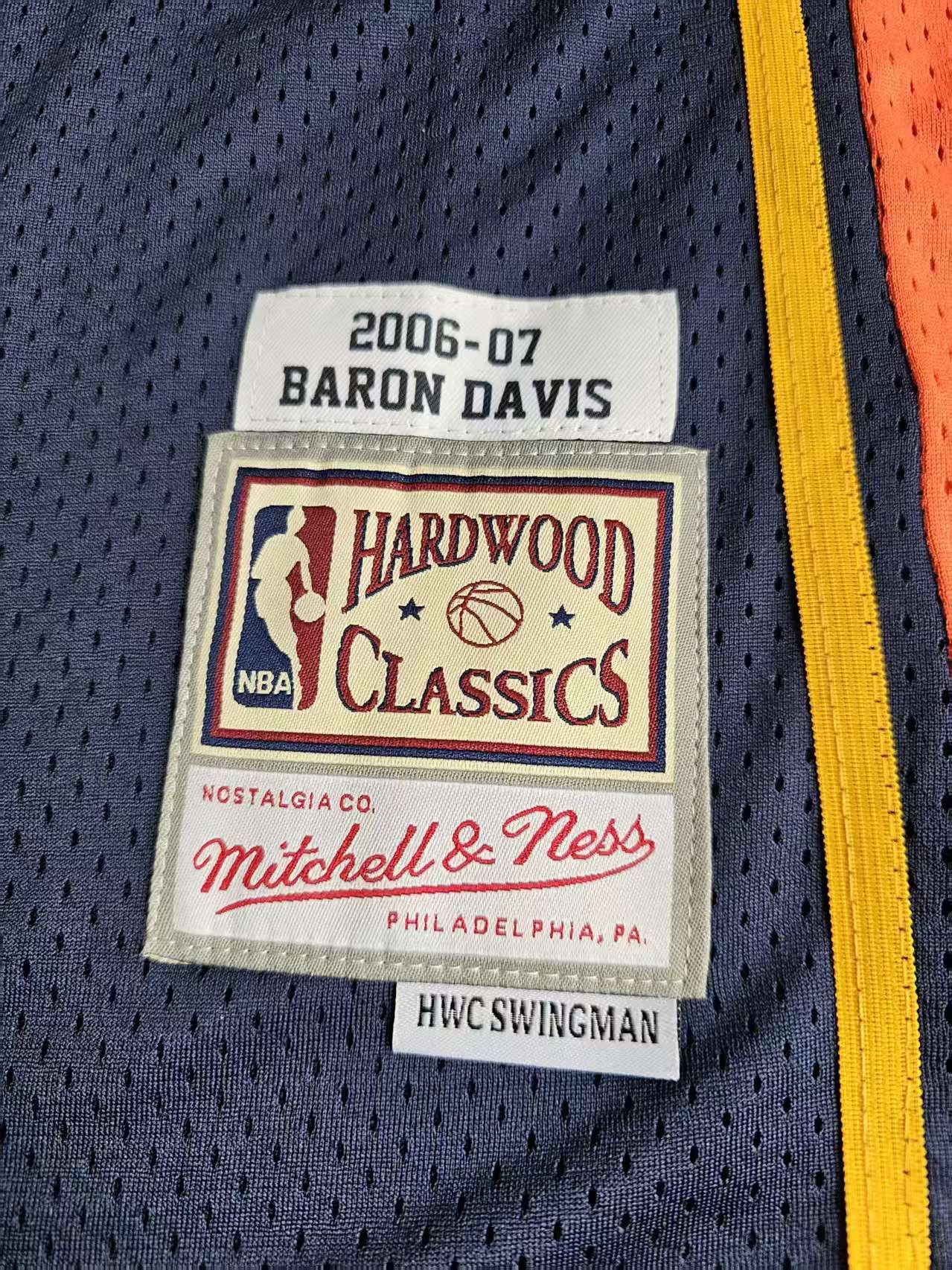 NBA #5 Baron Davis Jersey Golden State Warriors 2006 07 Size US XXL / EU 58 / 5 - 4 Thumbnail