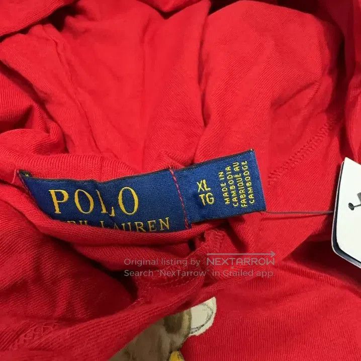Polo Ralph Lauren Polo Ralph Lauren Bear Print Hooded Long Sleeve T. Size US XL / EU 56 / 4 - 6 Thumbnail