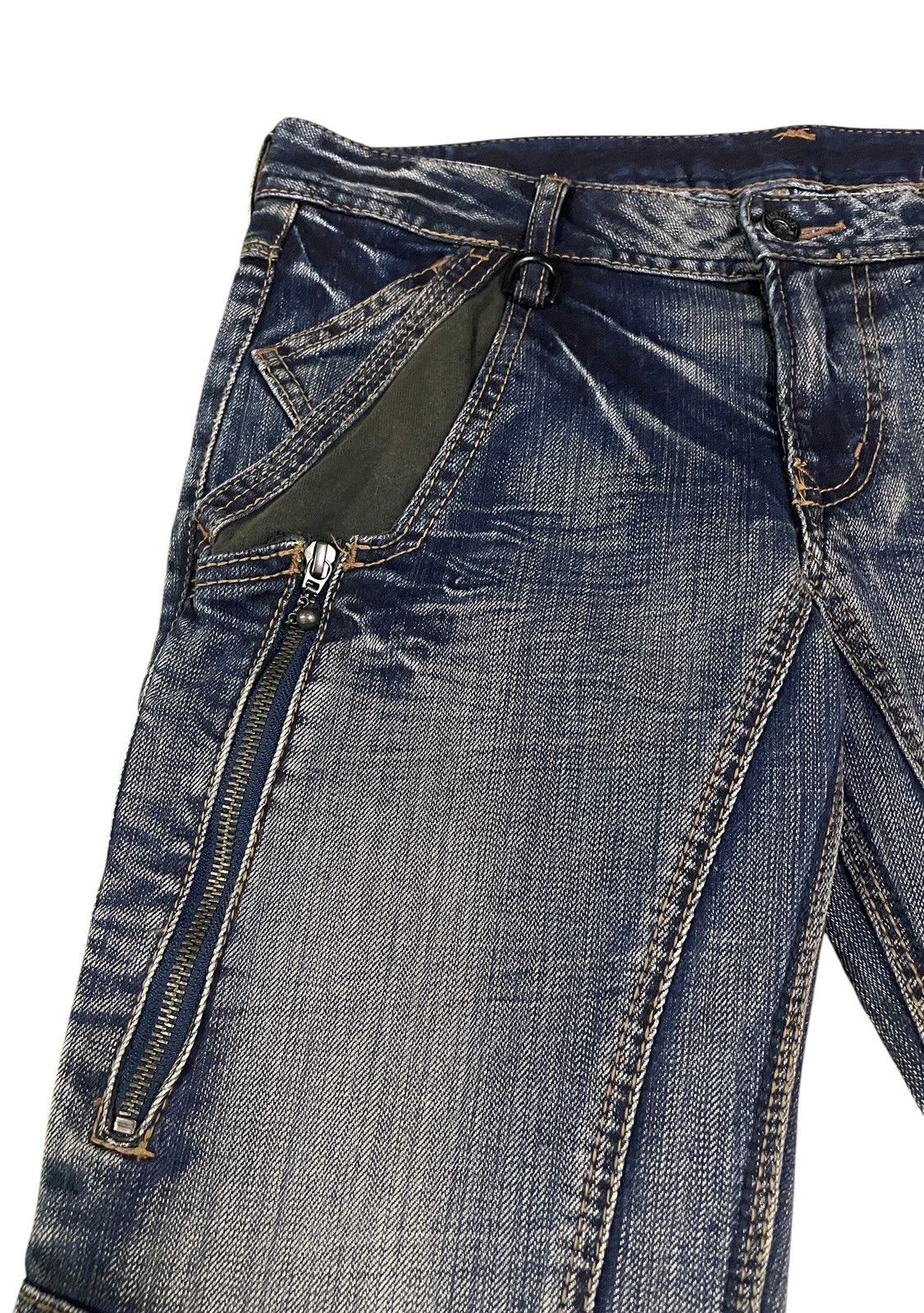 HIDEAWAYS Rare Vintage Japanese Brand Hideaways Flared Jeans 2000s Size US 30 / EU 46 - 5 Thumbnail