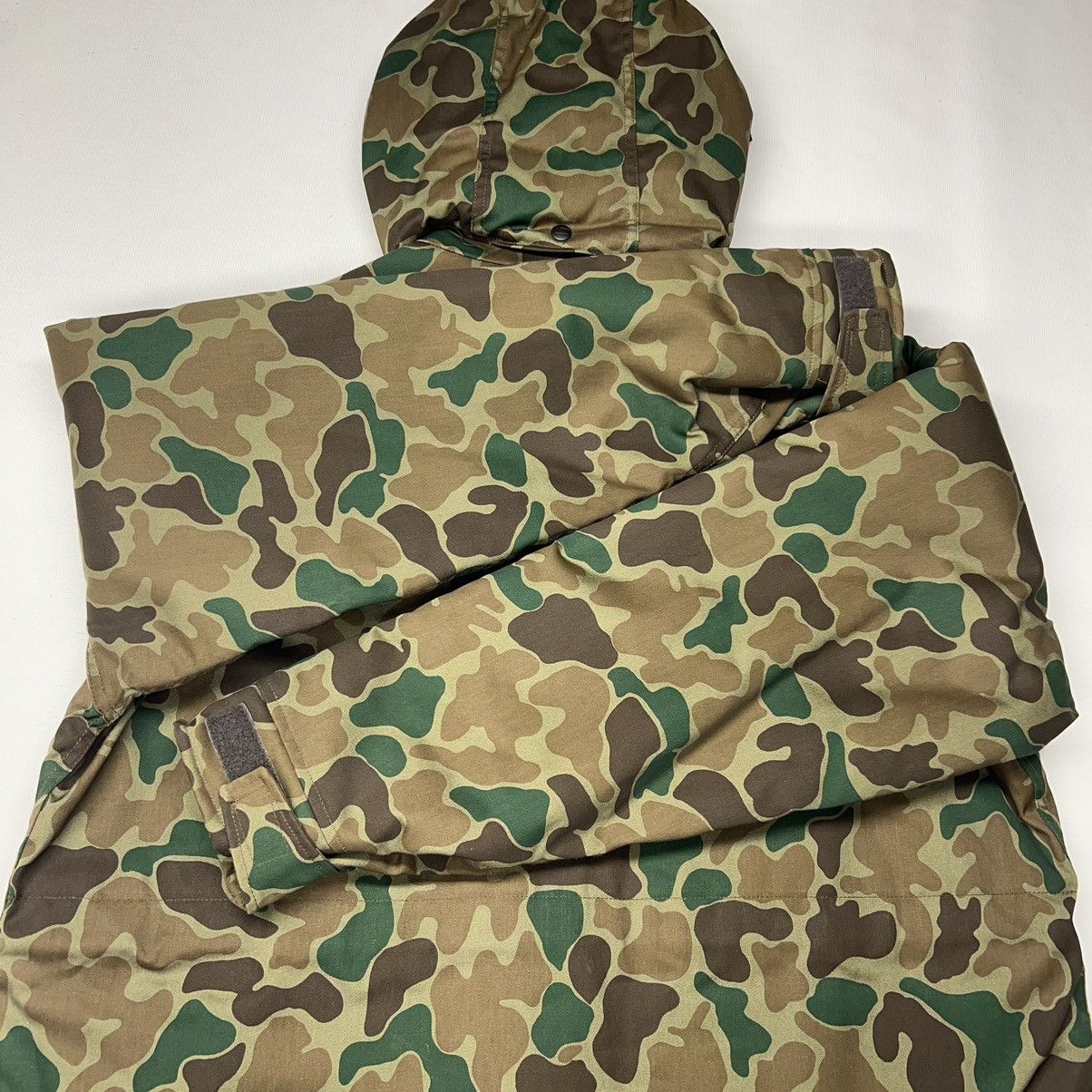 Vintage × Woolrich Woolen Mills VTG Woolrich Jacket Coat Duck Camo Lined Padded Green 90s Size US XL / EU 56 / 4 - 21 Thumbnail