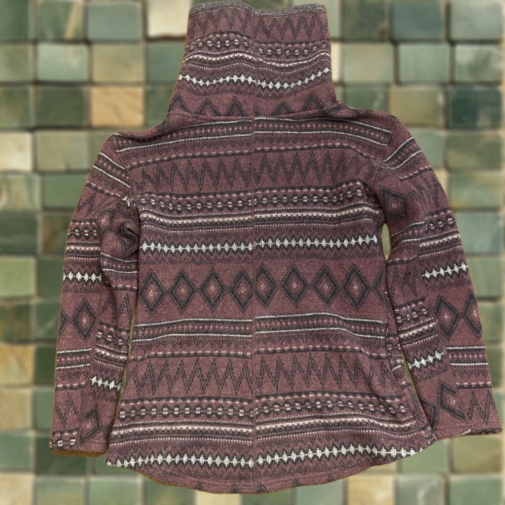 Smartwool Smartwool Hudson Trail Cowl Neck Pullover Aztec Sweater Medium Women’s Purple Shirt Pullover Womens Size M / US 6-8 / IT 42-44 - 1 Thumbnail