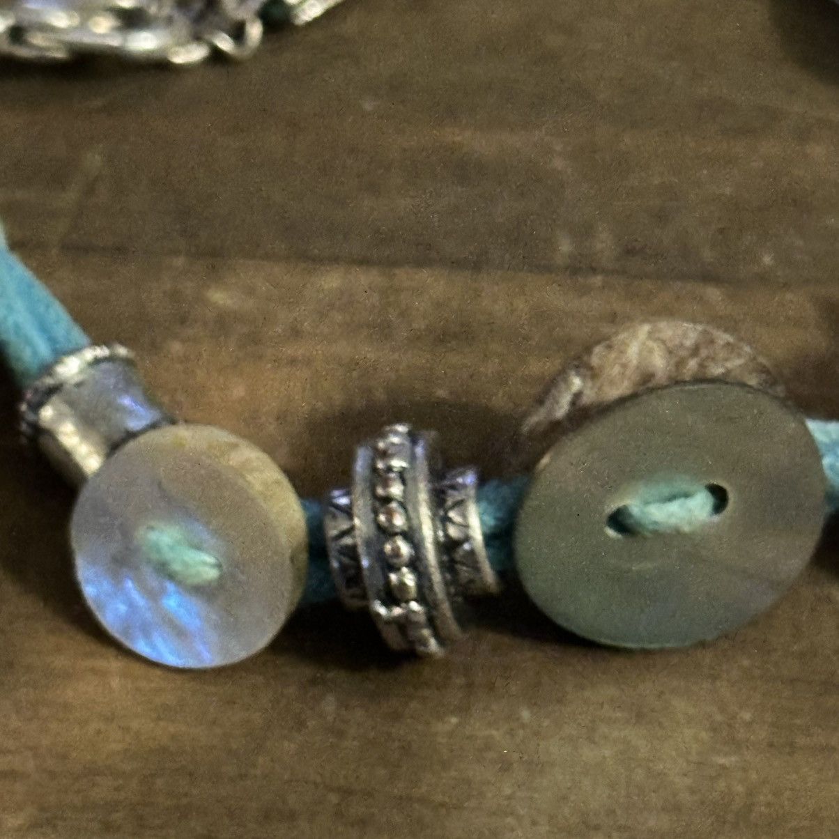 Other Abalone shell disc cord bracelet Size ONE SIZE - 4 Thumbnail