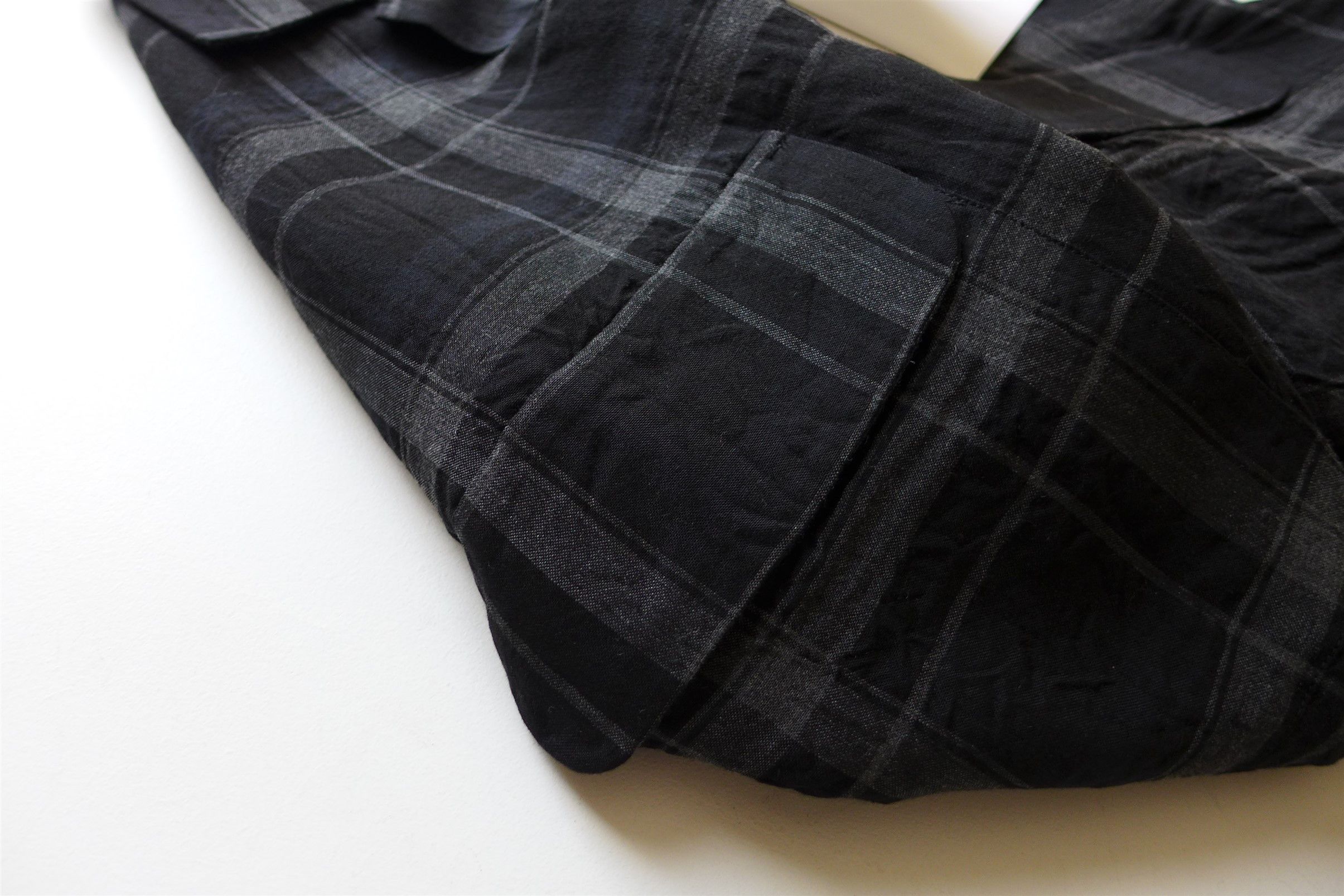 Kaptain Sunshine Kaptain Sunshine Short Sleeve Shirt - Black Plaid Size US L / EU 52-54 / 3 - 10 Thumbnail