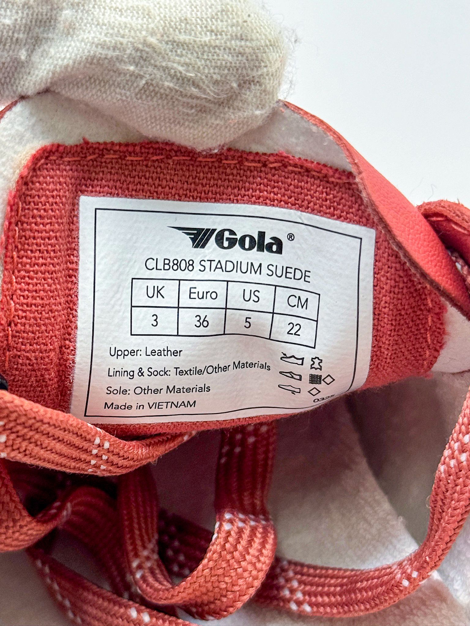 Gola Gola Stadium Suede Clay Off White Sneakers Size US 5 / IT 35 - 20 Thumbnail