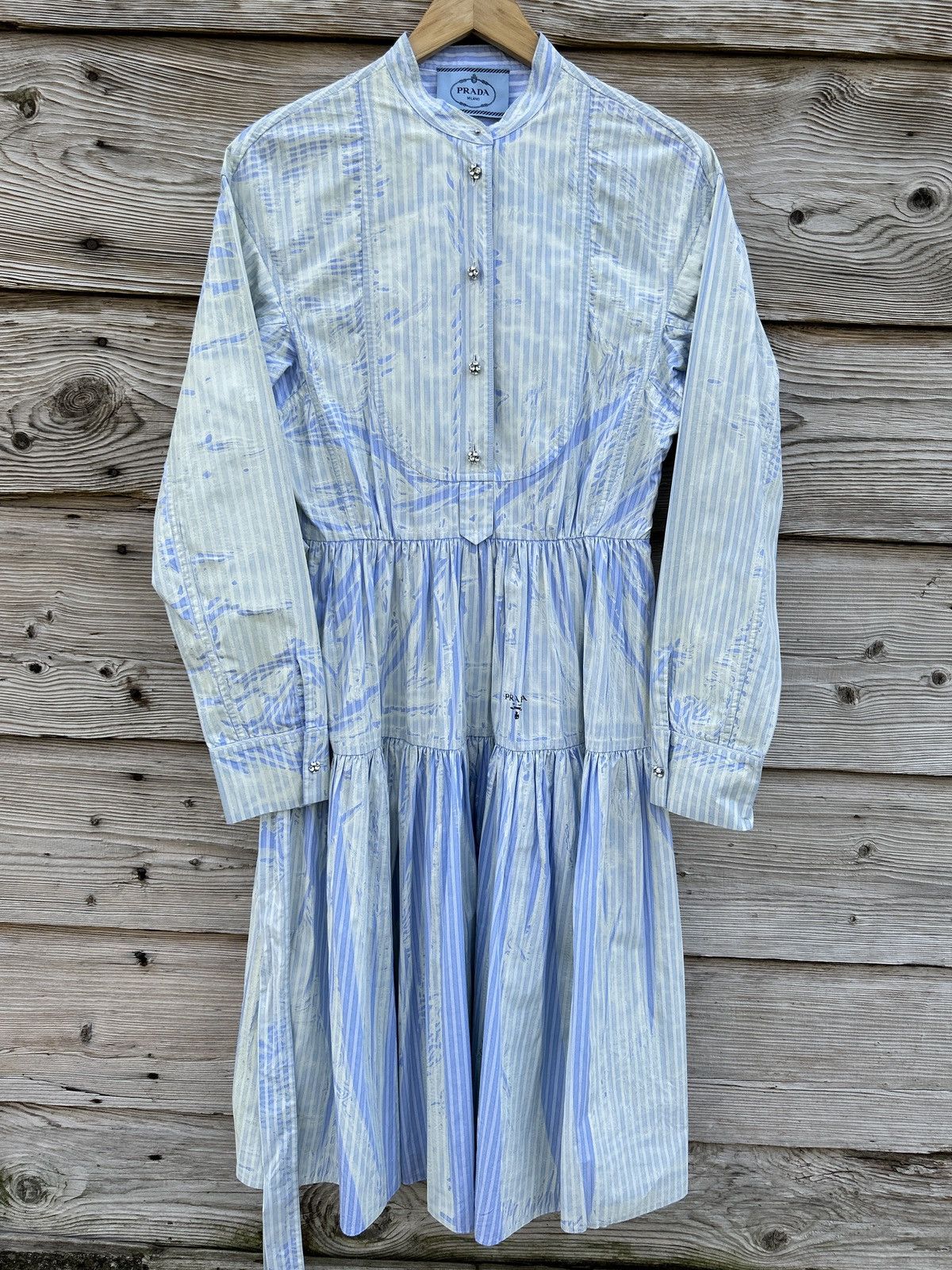 Prada Prada Gorgeous Belted Midi Dress Size M / US 6-8 / IT 42-44 - 1 Thumbnail
