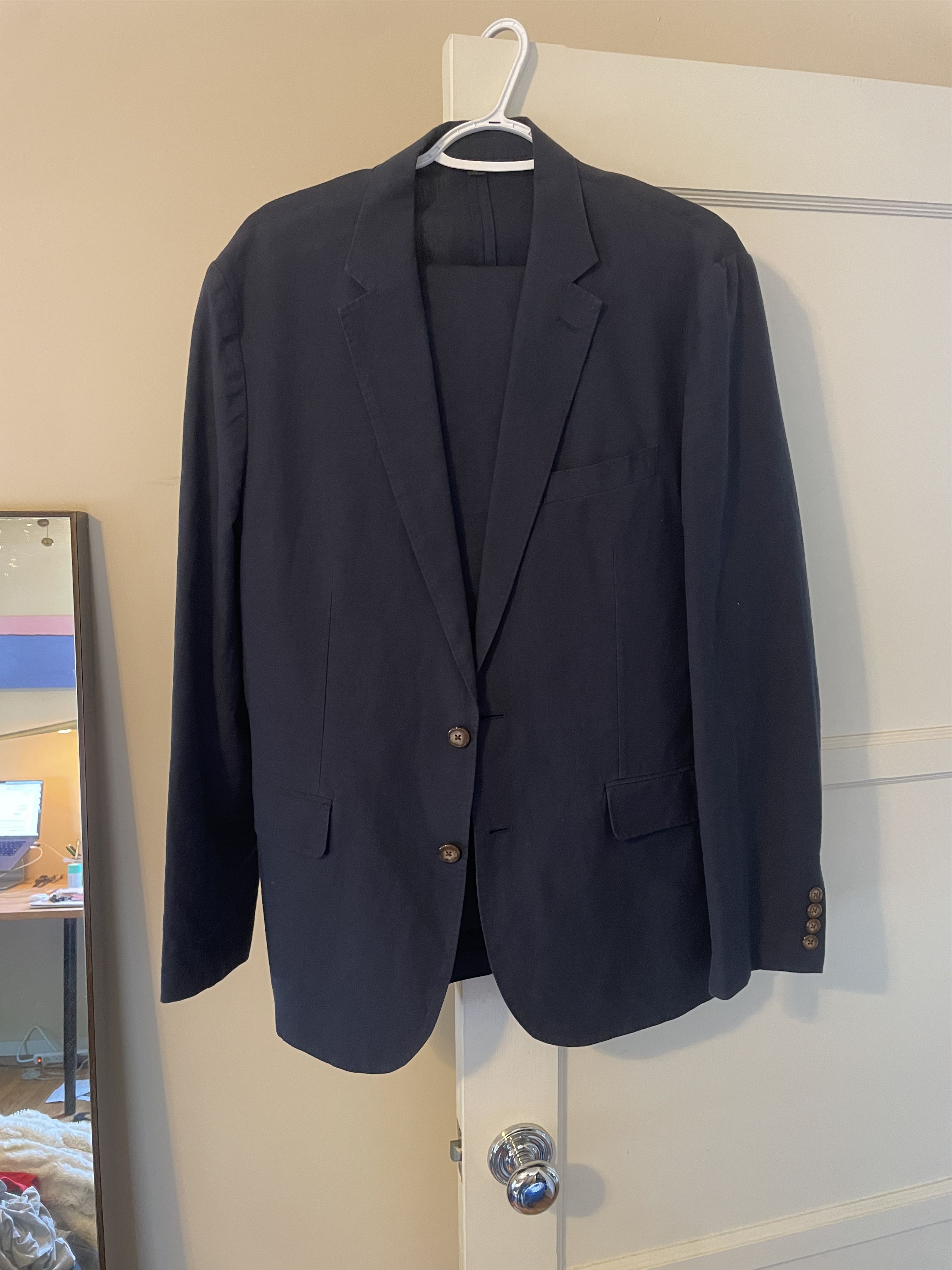 J.Crew Ludlow Slim-fit unstructured suit jacket Size 40R - 4 Thumbnail