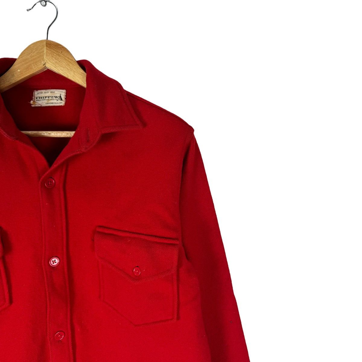 Chippewa × Vintage ☀️60s CHIPPEWA WOOLEN MILL BUTTON SHIRTS Size M / US 6-8 / IT 42-44 - 3 Thumbnail