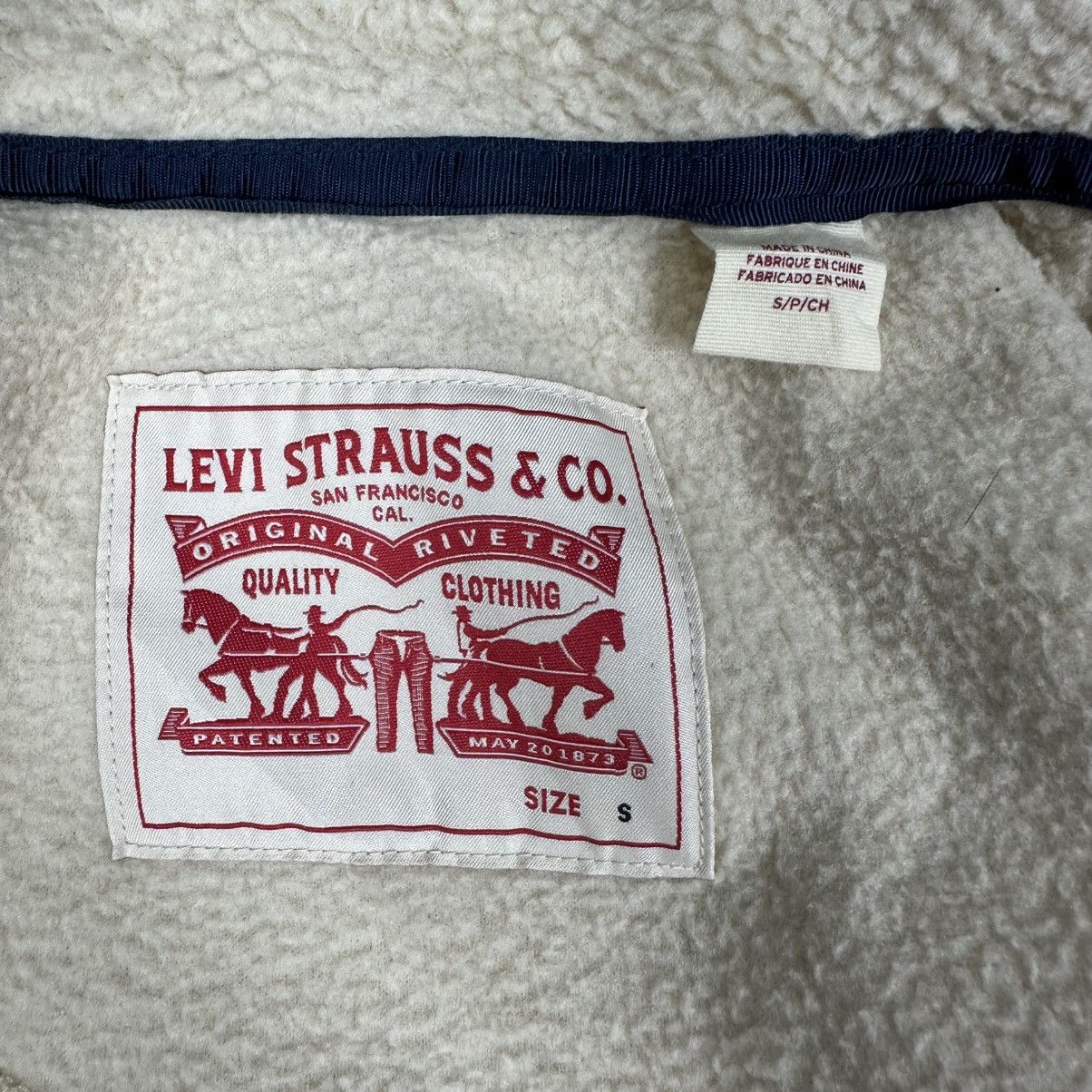 Levi's LEVIS FLEECE DEEP PILE SINGLE POCKET JACKET Size US XL / EU 56 / 4 - 10 Thumbnail