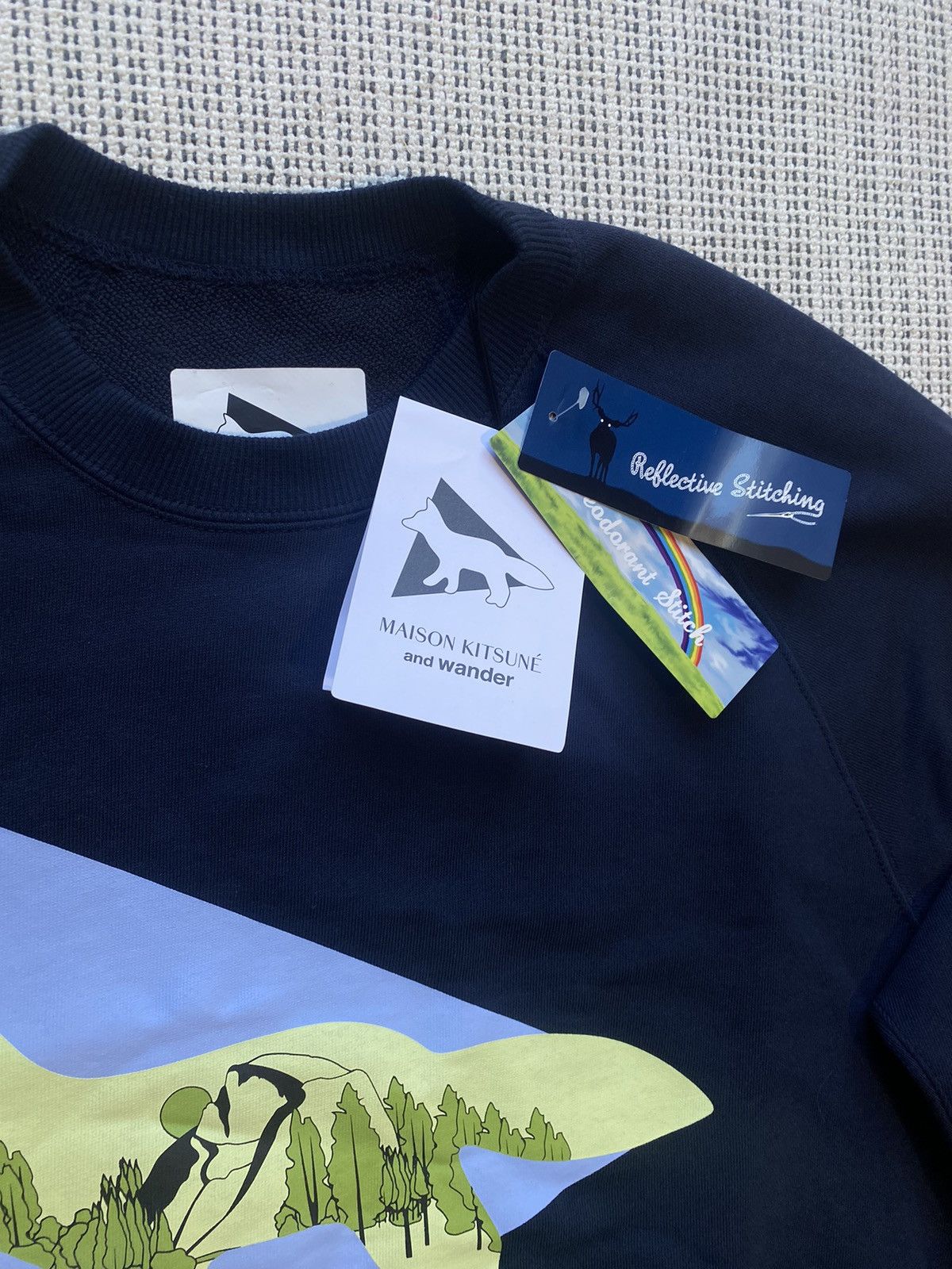 And Wander × Maison Kitsune And Wander X Maison Kitsuné Dry Cotton Sweatshirt Size US M / EU 48-50 / 2 - 3 Thumbnail