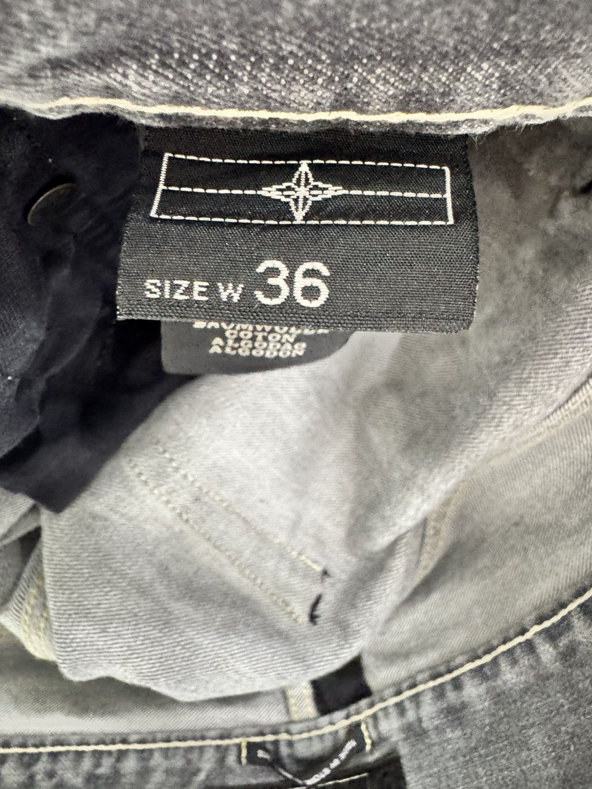 Stone Island grey Stone Island cotton straight leg jeans Size US 36 / EU 52 - 5 Thumbnail