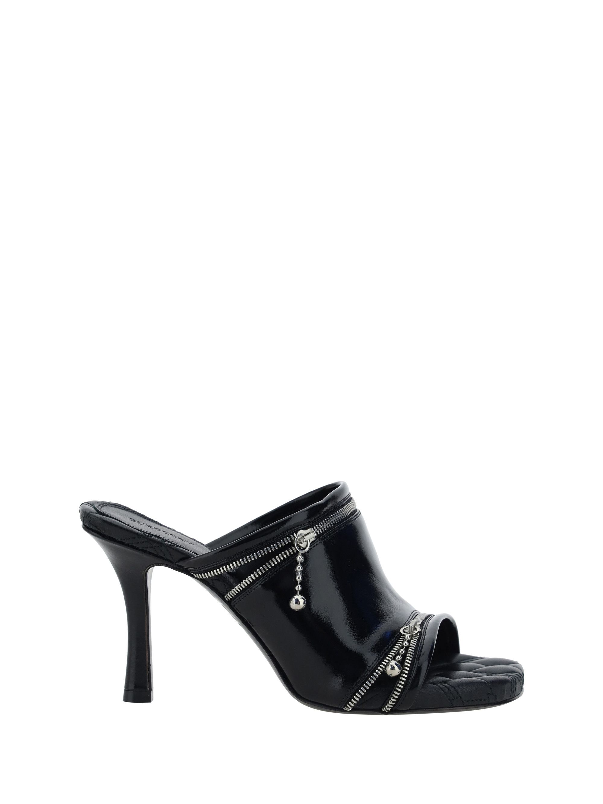 image of Burberry Sandals in Black, Women's (Size 9)